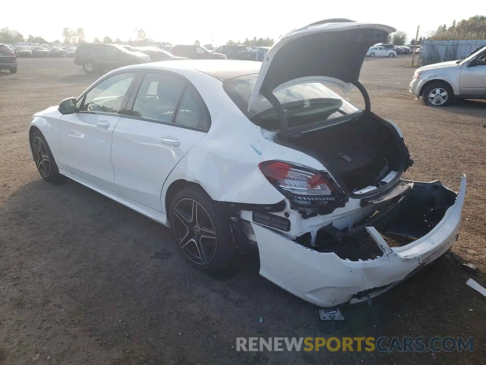 3 Photograph of a damaged car 55SWF8EB2KU321896 MERCEDES-BENZ C-CLASS 2019