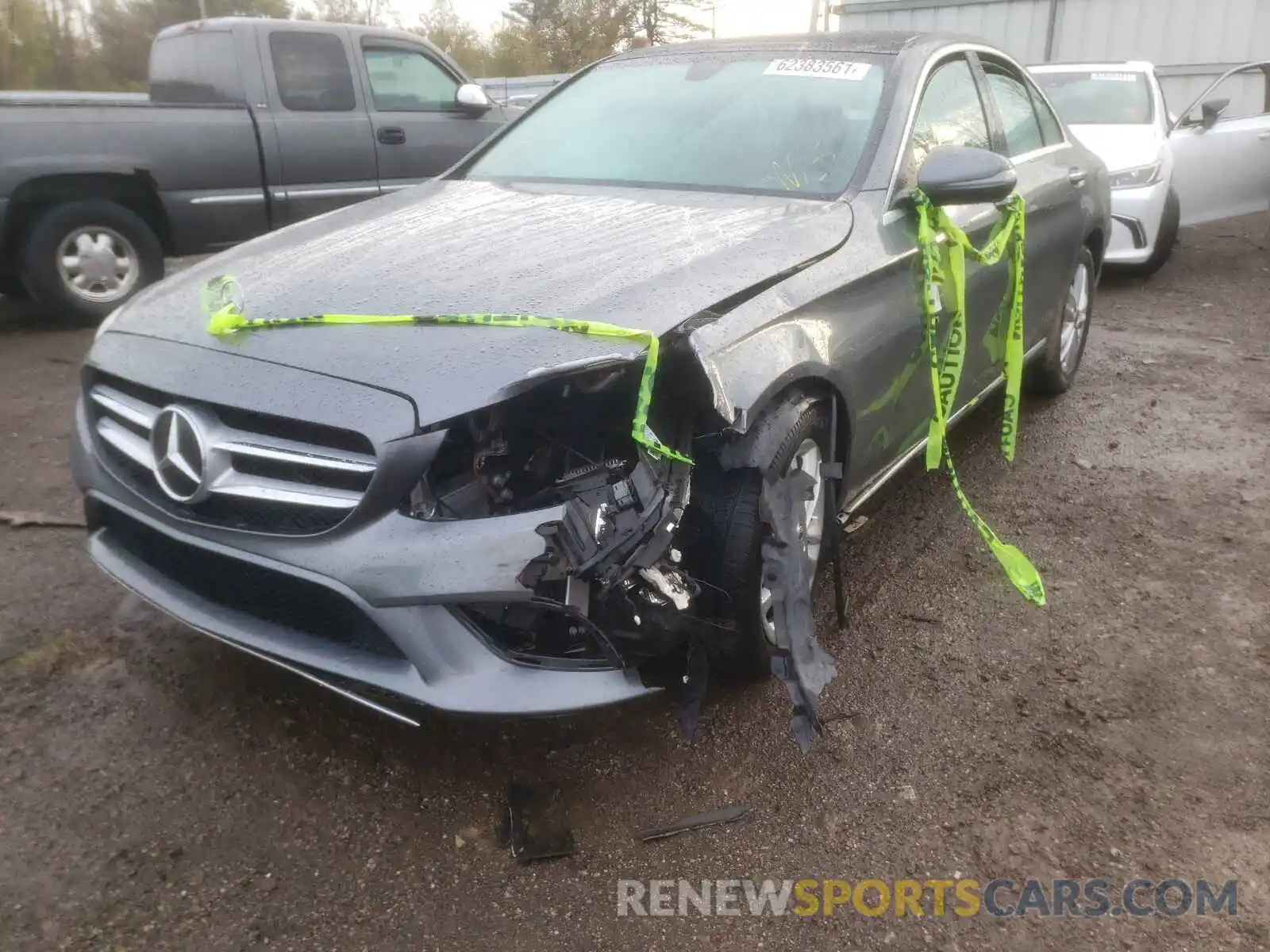 2 Photograph of a damaged car 55SWF8EB2KU322028 MERCEDES-BENZ C-CLASS 2019