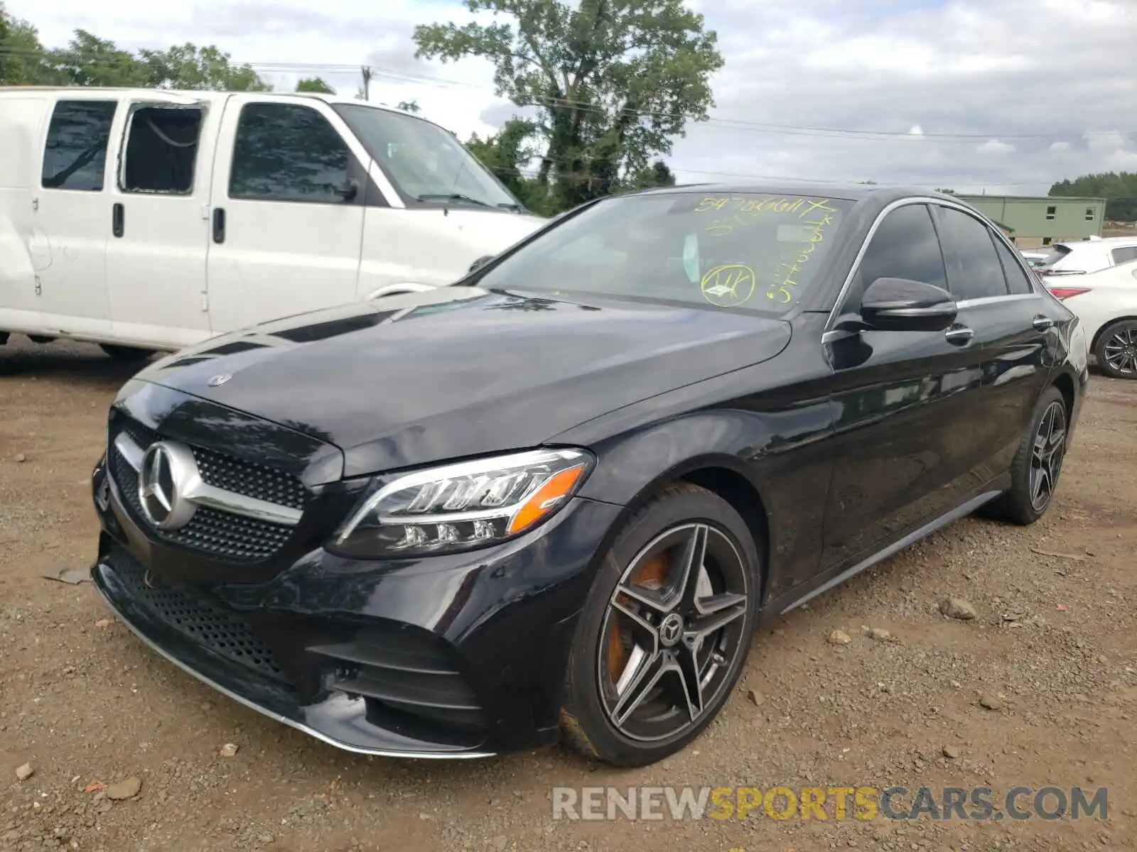 2 Photograph of a damaged car 55SWF8EB3KU284406 MERCEDES-BENZ C-CLASS 2019