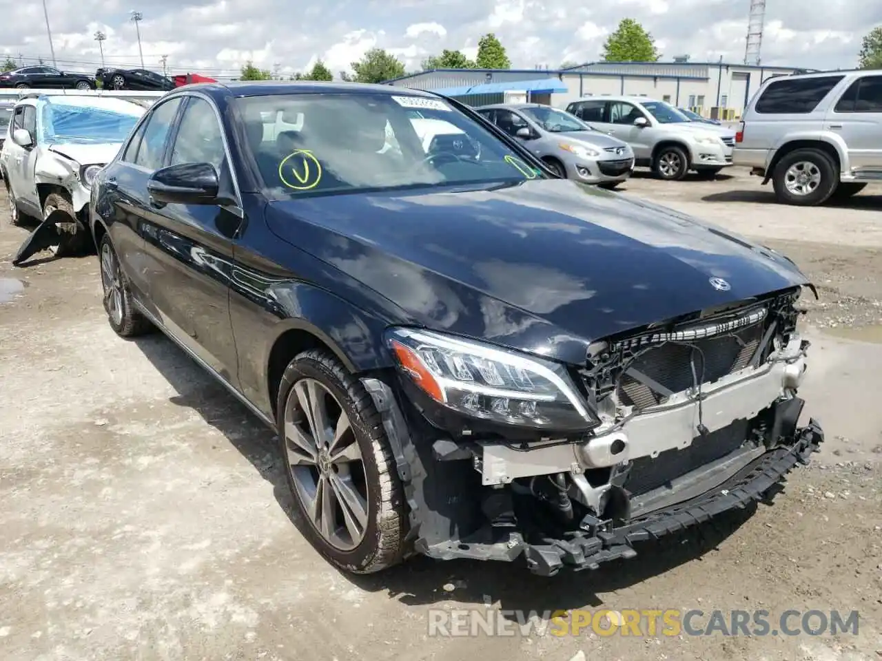 1 Photograph of a damaged car 55SWF8EB3KU286592 MERCEDES-BENZ C-CLASS 2019