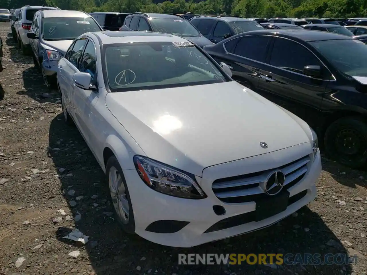 1 Photograph of a damaged car 55SWF8EB3KU287936 MERCEDES-BENZ C-CLASS 2019