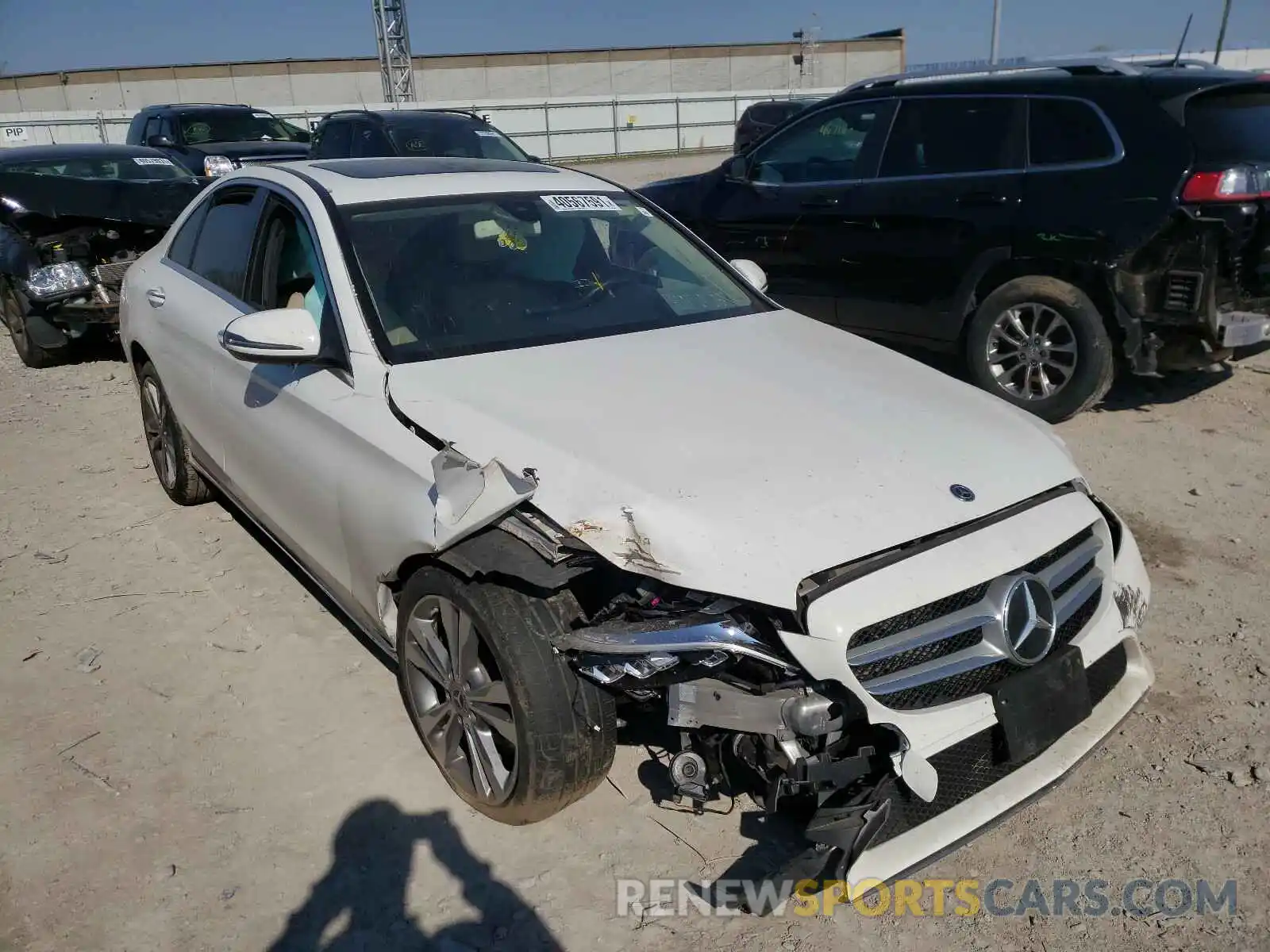 1 Photograph of a damaged car 55SWF8EB3KU288021 MERCEDES-BENZ C CLASS 2019