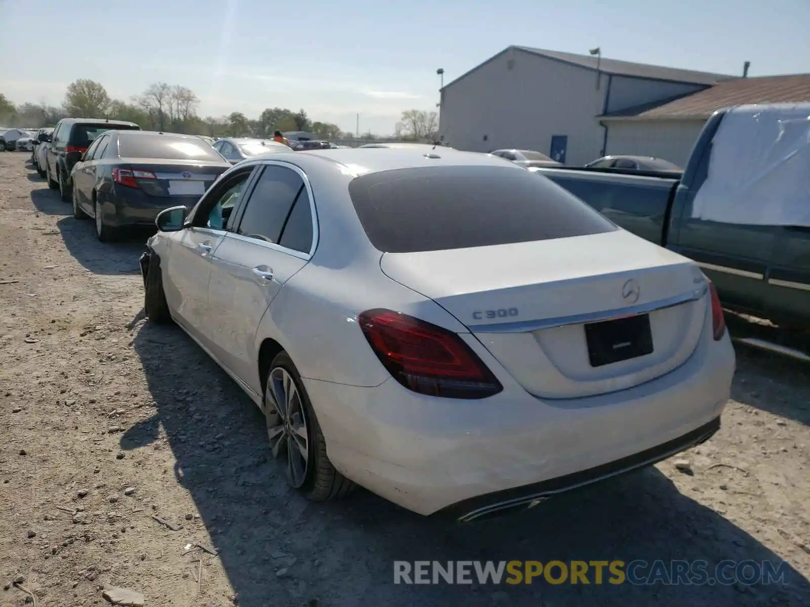 3 Photograph of a damaged car 55SWF8EB3KU288021 MERCEDES-BENZ C CLASS 2019