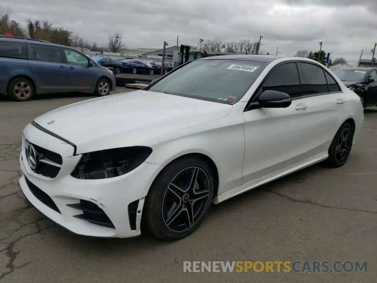 1 Photograph of a damaged car 55SWF8EB3KU290495 MERCEDES-BENZ C-CLASS 2019