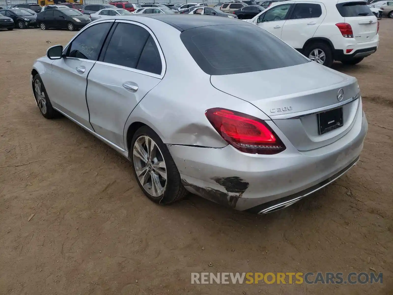 3 Photograph of a damaged car 55SWF8EB3KU293171 MERCEDES-BENZ C-CLASS 2019