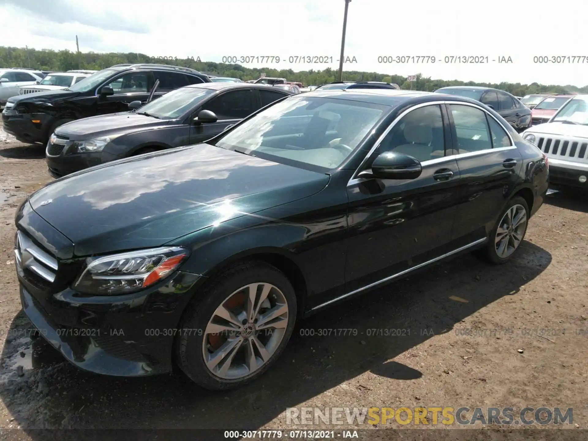 2 Photograph of a damaged car 55SWF8EB3KU306999 MERCEDES-BENZ C-CLASS 2019