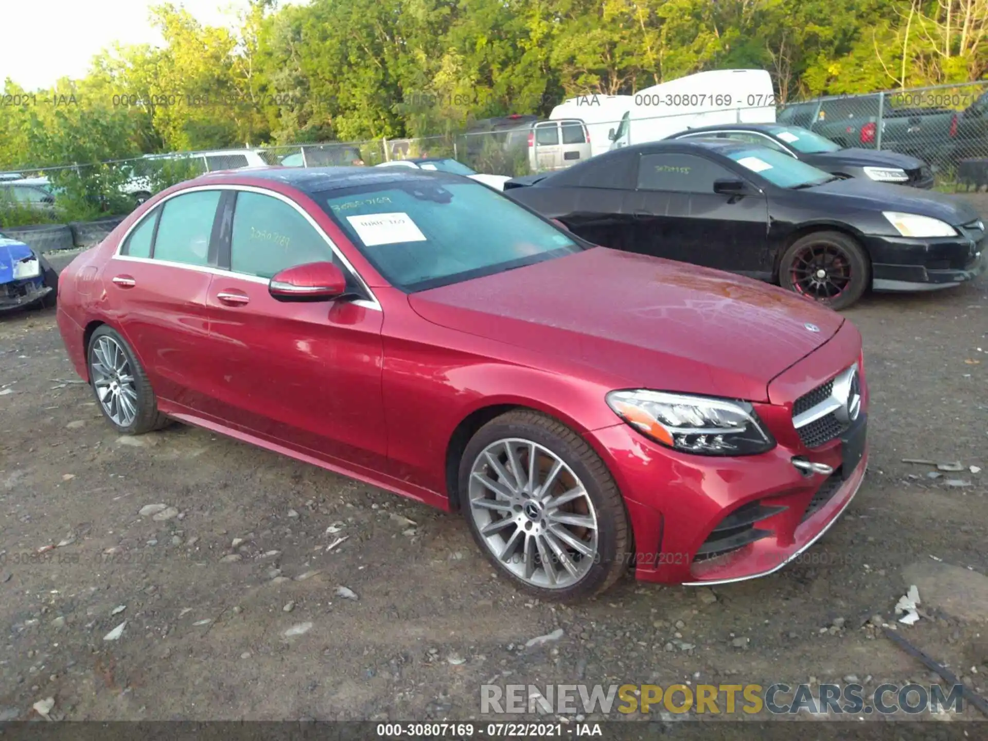 1 Photograph of a damaged car 55SWF8EB3KU308252 MERCEDES-BENZ C-CLASS 2019