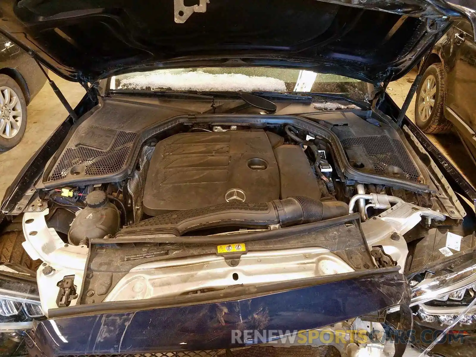 7 Photograph of a damaged car 55SWF8EB3KU309675 MERCEDES-BENZ C CLASS 2019