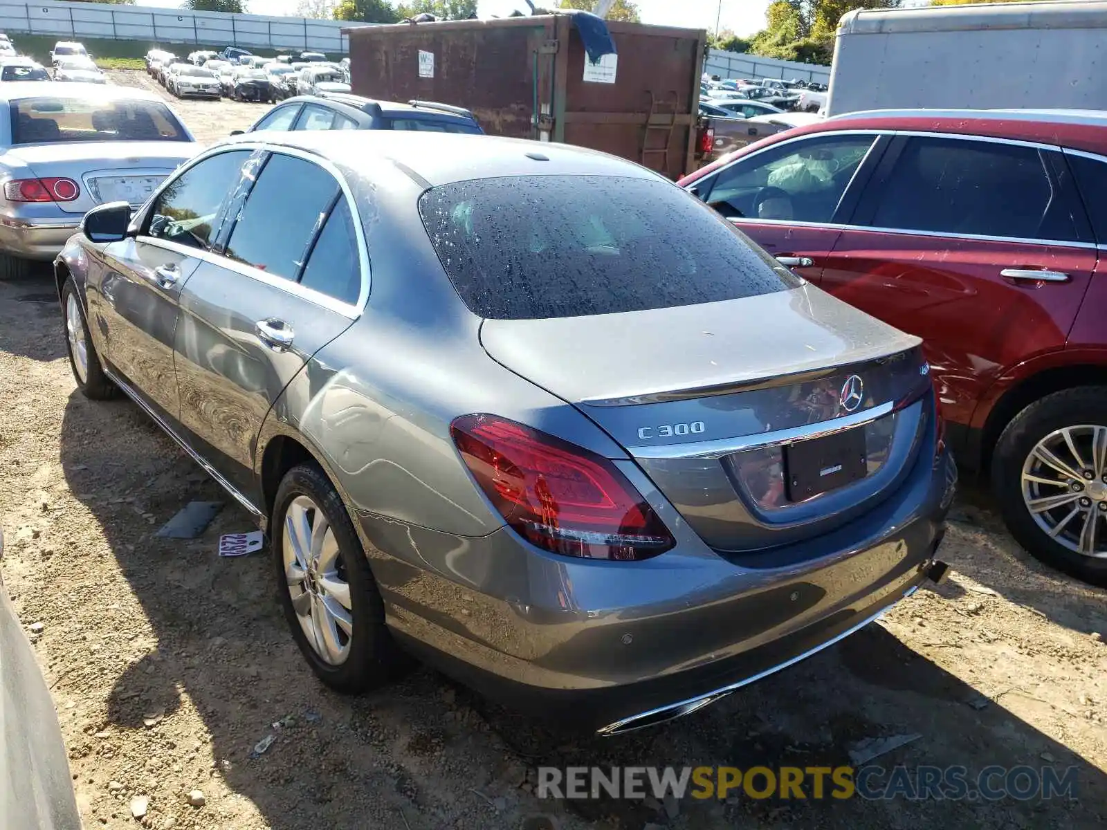 3 Photograph of a damaged car 55SWF8EB3KU313743 MERCEDES-BENZ C-CLASS 2019