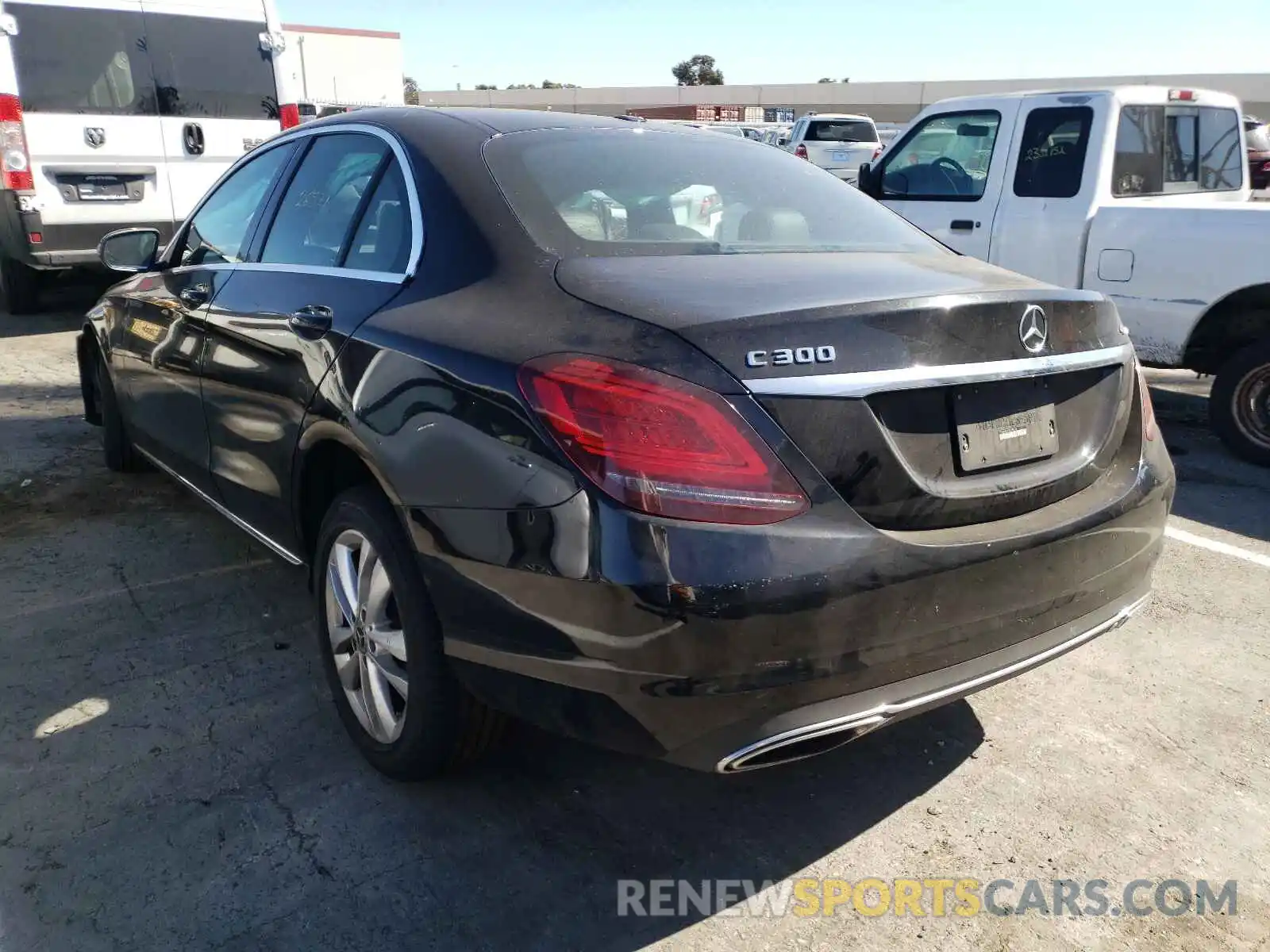 3 Photograph of a damaged car 55SWF8EB3KU315766 MERCEDES-BENZ C-CLASS 2019