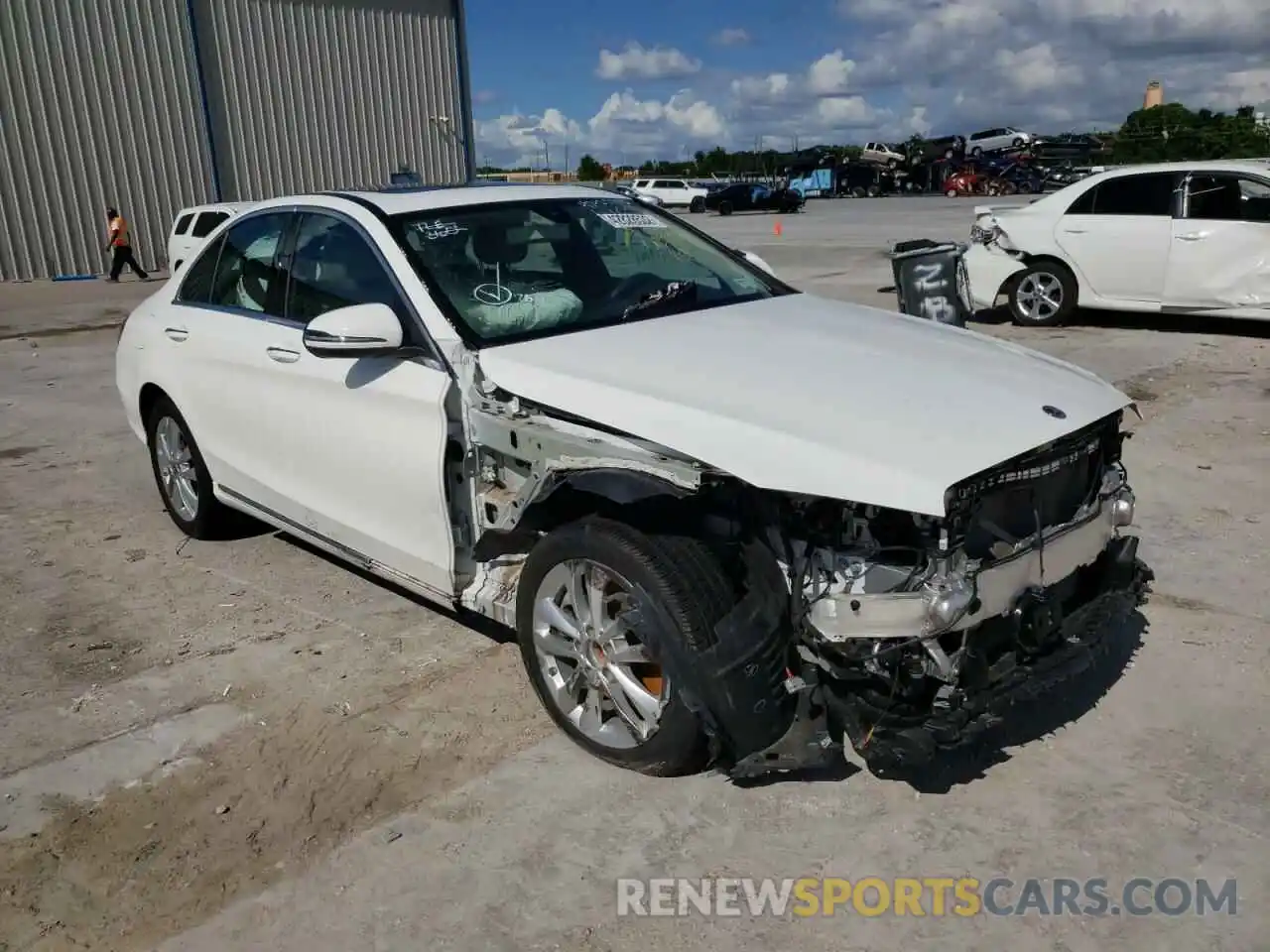 1 Photograph of a damaged car 55SWF8EB3KU319235 MERCEDES-BENZ C-CLASS 2019