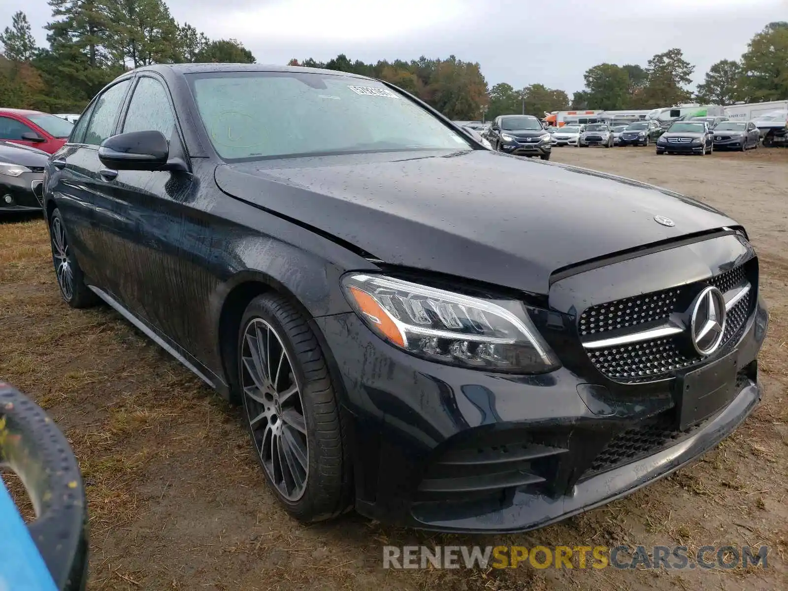 1 Photograph of a damaged car 55SWF8EB3KU320689 MERCEDES-BENZ C-CLASS 2019