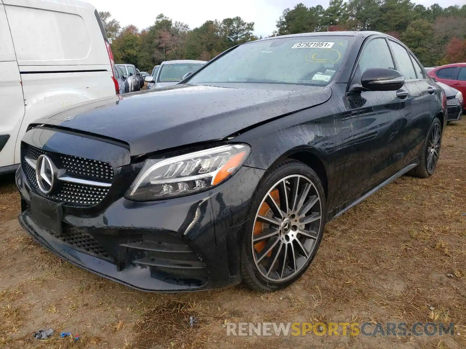 2 Photograph of a damaged car 55SWF8EB3KU320689 MERCEDES-BENZ C-CLASS 2019