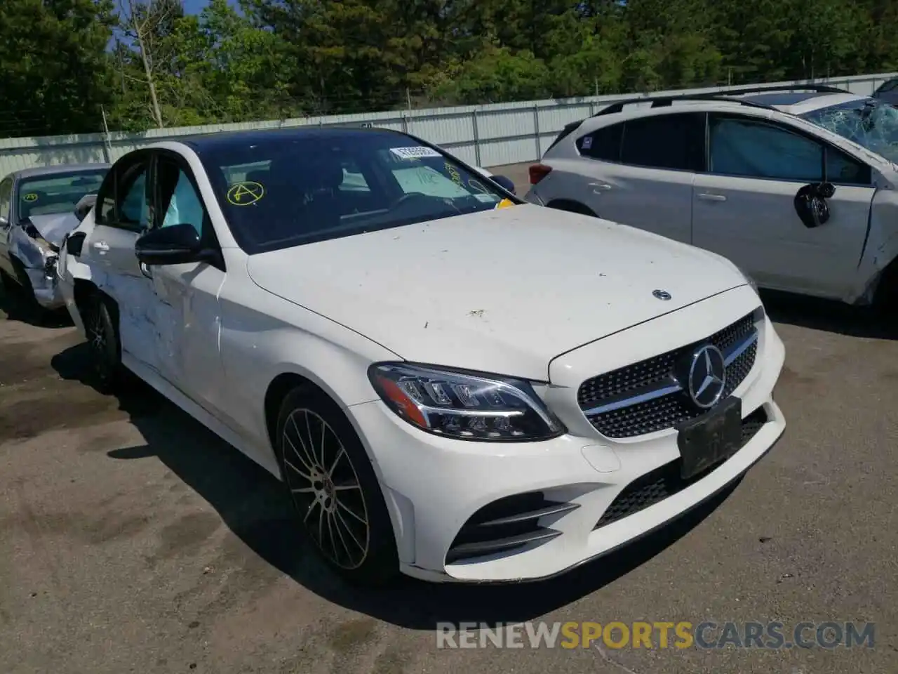 1 Photograph of a damaged car 55SWF8EB3KU320854 MERCEDES-BENZ C-CLASS 2019