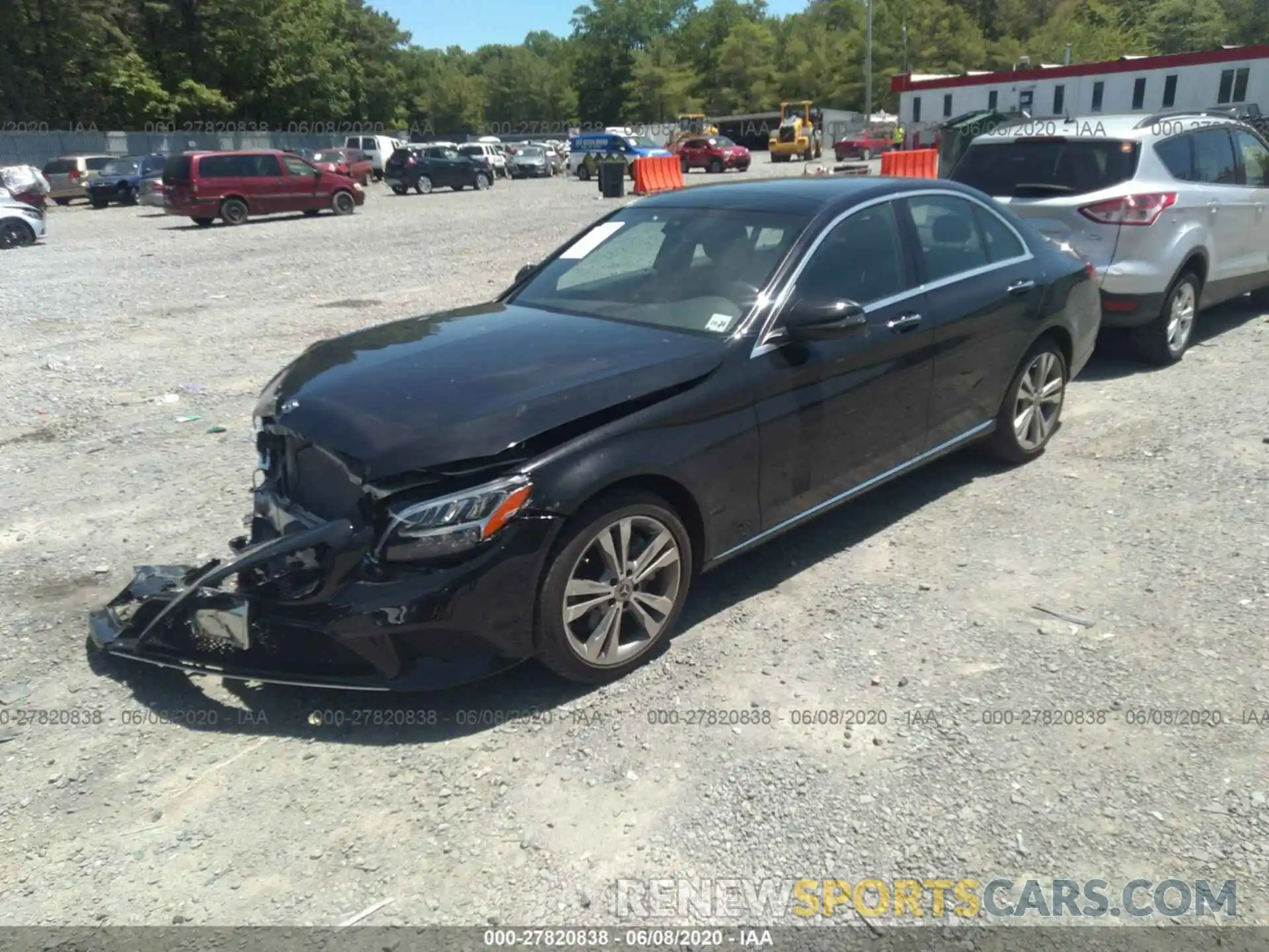 2 Photograph of a damaged car 55SWF8EB4KU285306 MERCEDES-BENZ C-CLASS 2019