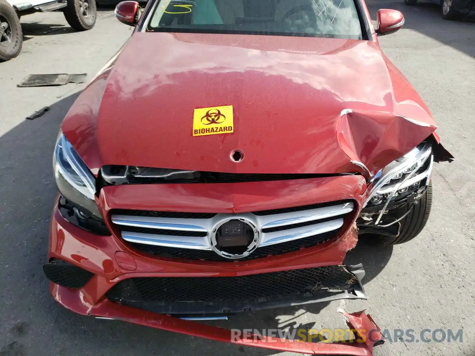 7 Фотография поврежденного автомобиля 55SWF8EB4KU291011 MERCEDES-BENZ C CLASS 2019