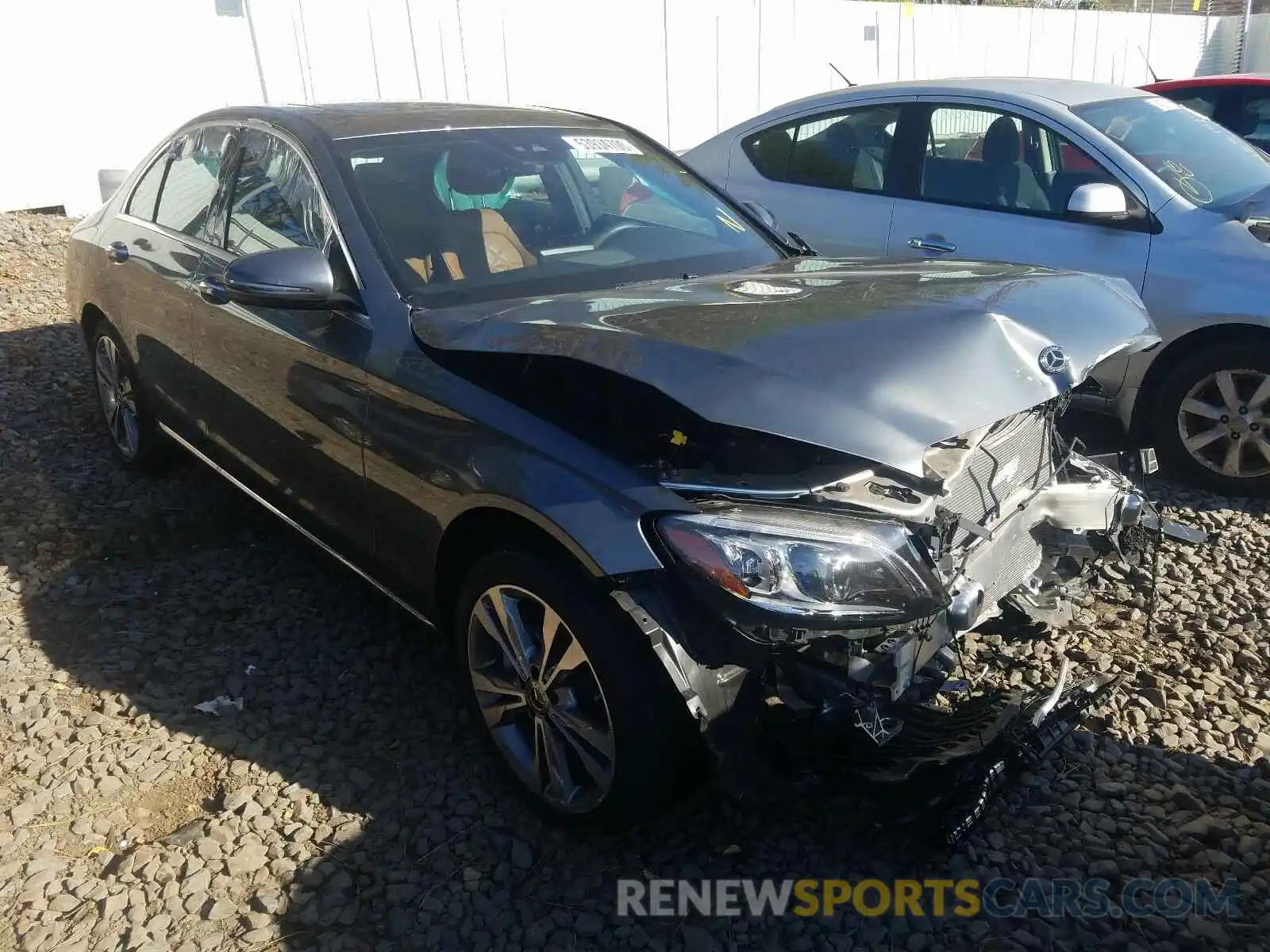 1 Photograph of a damaged car 55SWF8EB4KU298086 MERCEDES-BENZ C CLASS 2019