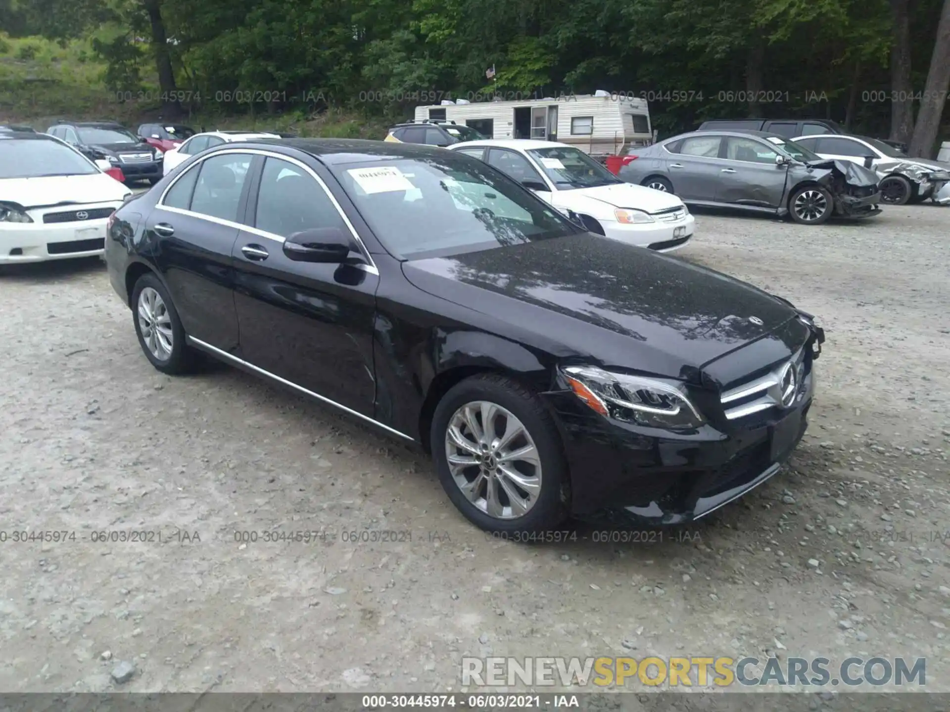 1 Photograph of a damaged car 55SWF8EB4KU300984 MERCEDES-BENZ C-CLASS 2019