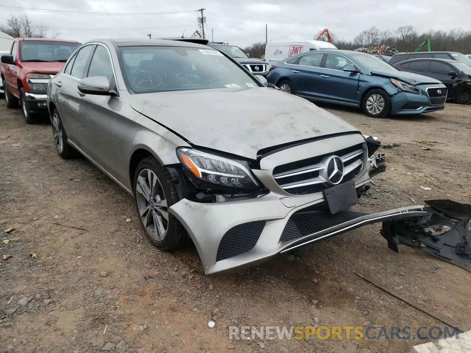 1 Photograph of a damaged car 55SWF8EB4KU302864 MERCEDES-BENZ C CLASS 2019