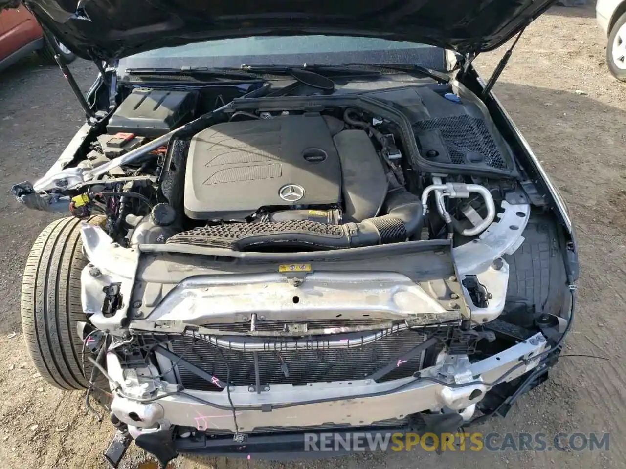 7 Photograph of a damaged car 55SWF8EB4KU305747 MERCEDES-BENZ C-CLASS 2019