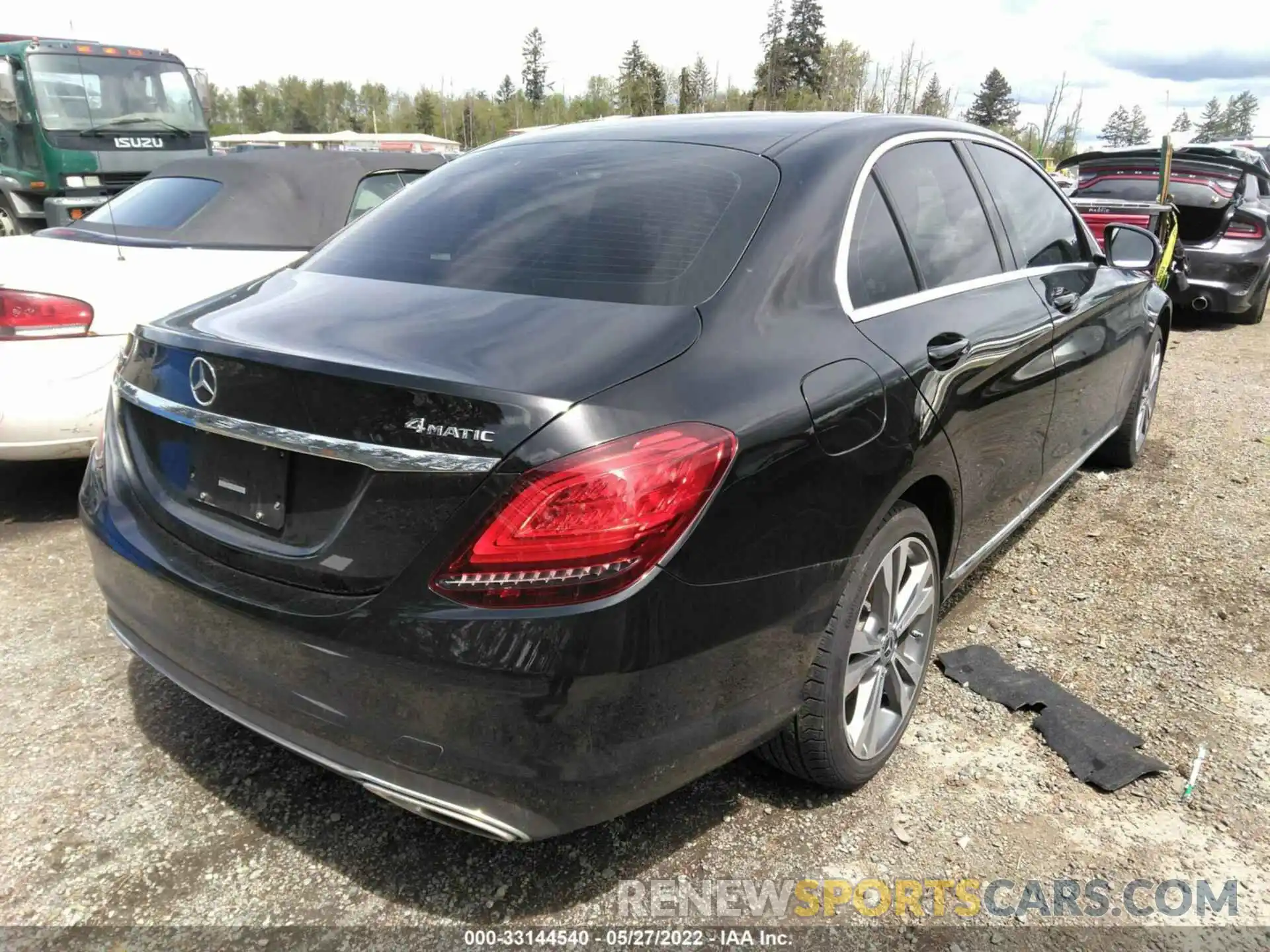 4 Фотография поврежденного автомобиля 55SWF8EB4KU310219 MERCEDES-BENZ C-CLASS 2019