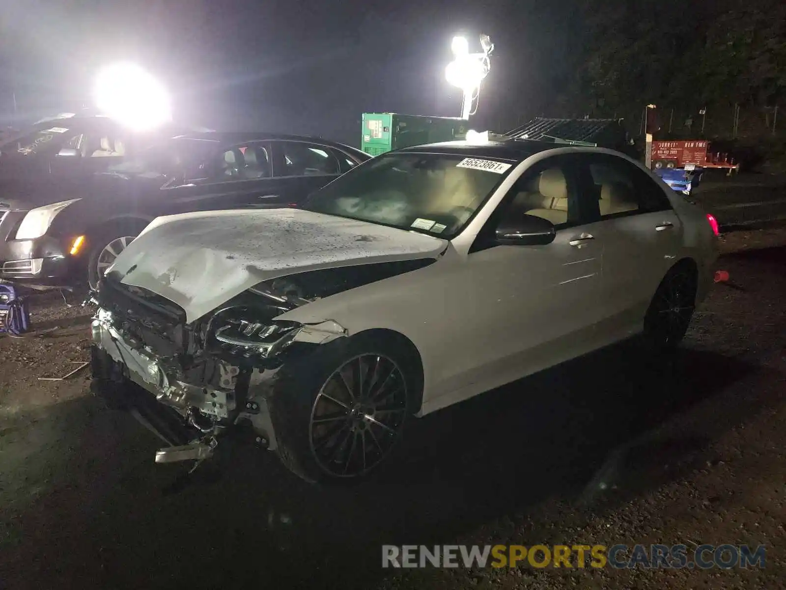 2 Photograph of a damaged car 55SWF8EB4KU315291 MERCEDES-BENZ C-CLASS 2019