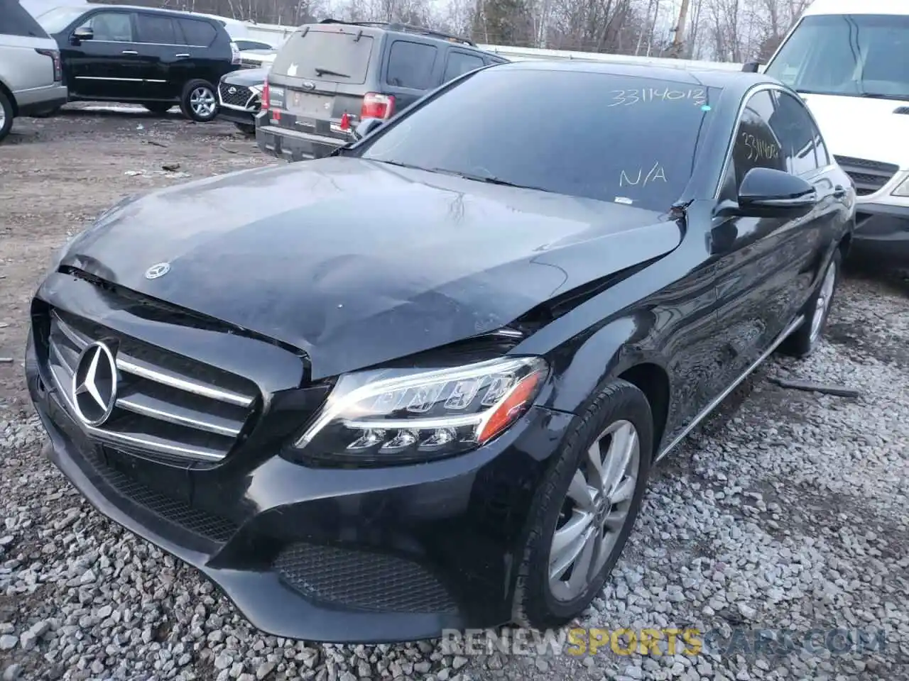 2 Photograph of a damaged car 55SWF8EB4KU315971 MERCEDES-BENZ C-CLASS 2019