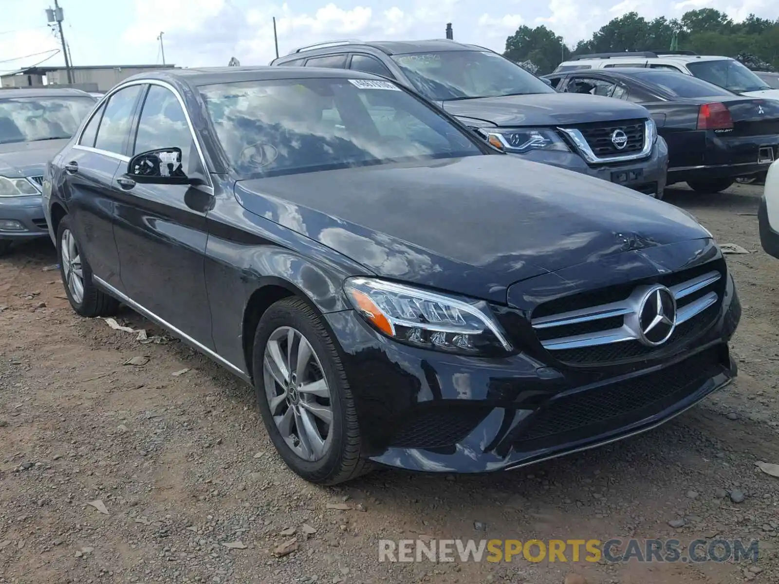 1 Photograph of a damaged car 55SWF8EB4KU316182 MERCEDES-BENZ C CLASS 2019