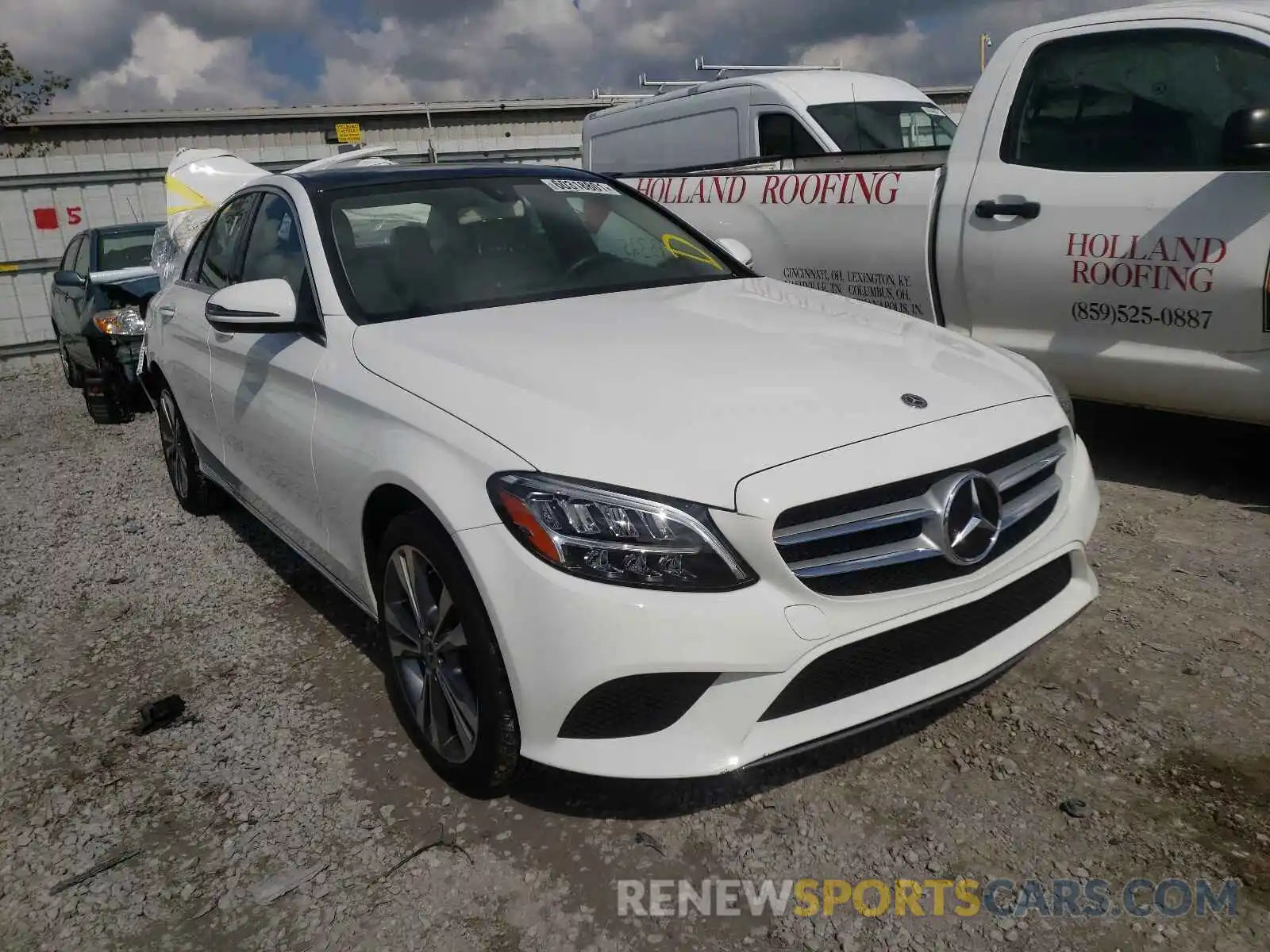 1 Photograph of a damaged car 55SWF8EB4KU317817 MERCEDES-BENZ C-CLASS 2019