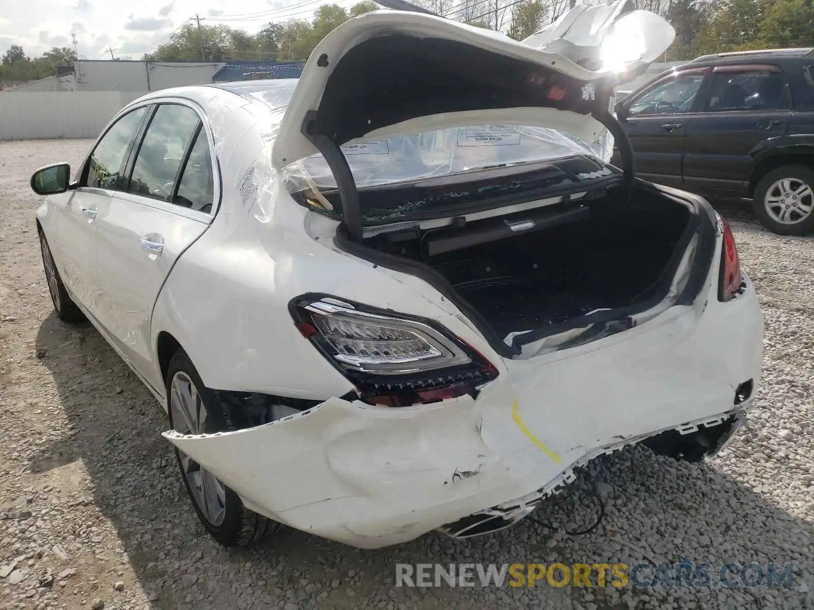 3 Photograph of a damaged car 55SWF8EB4KU317817 MERCEDES-BENZ C-CLASS 2019