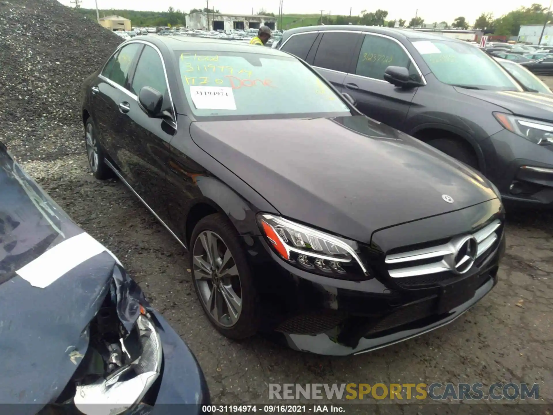 1 Photograph of a damaged car 55SWF8EB4KU318689 MERCEDES-BENZ C-CLASS 2019