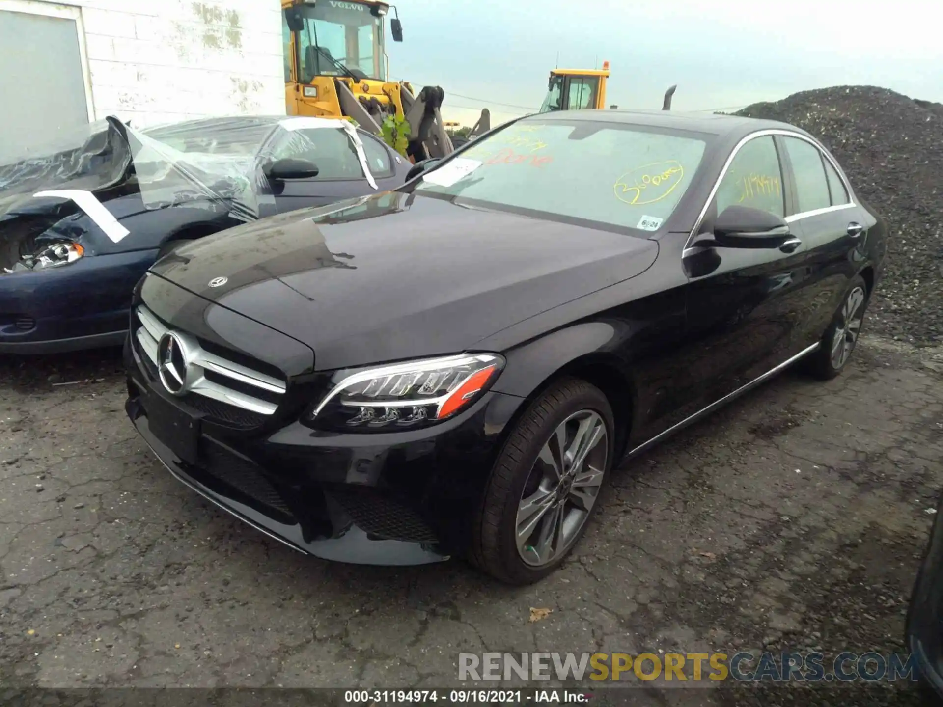 2 Photograph of a damaged car 55SWF8EB4KU318689 MERCEDES-BENZ C-CLASS 2019