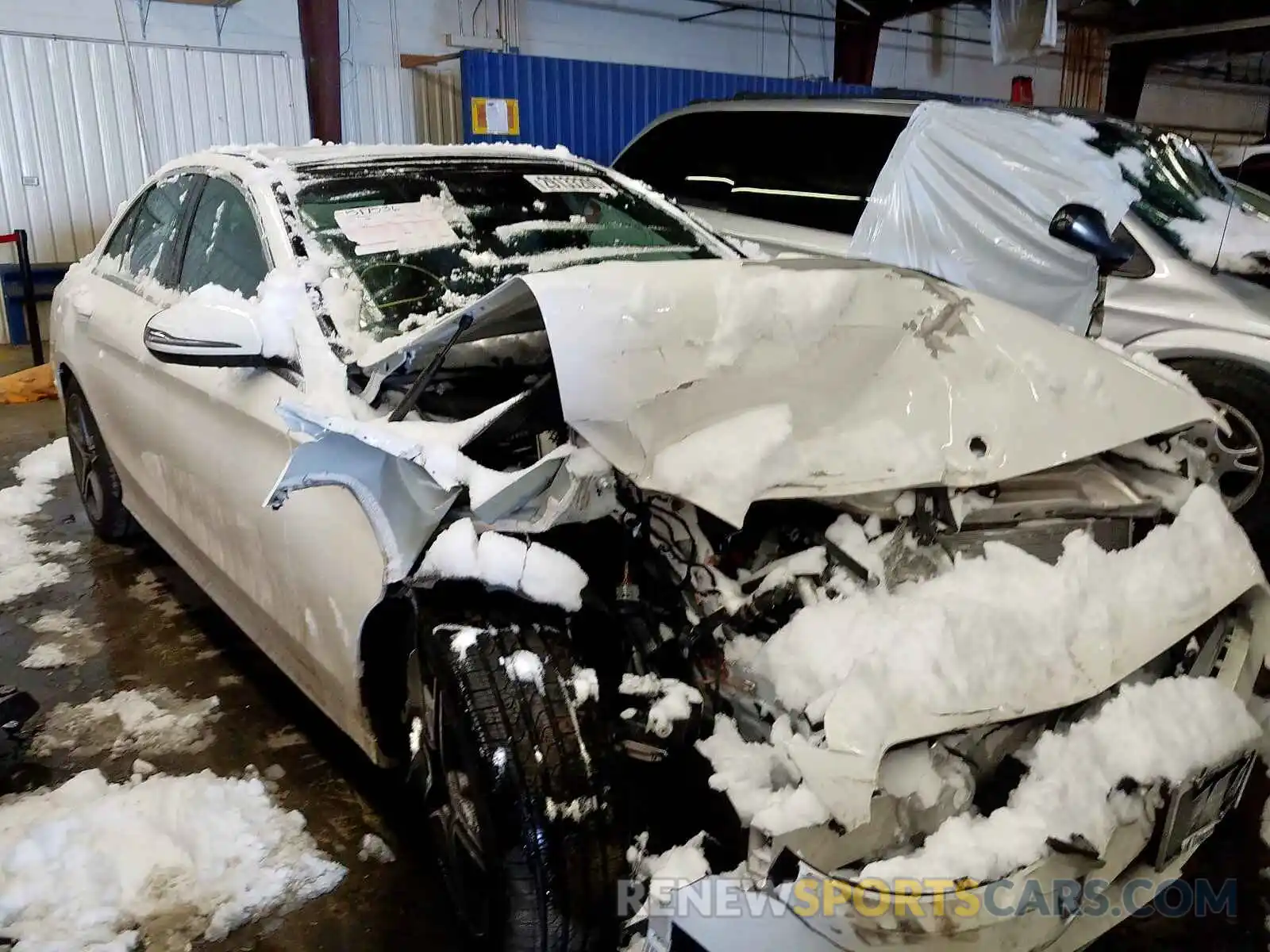 1 Photograph of a damaged car 55SWF8EB4KU322483 MERCEDES-BENZ C CLASS 2019