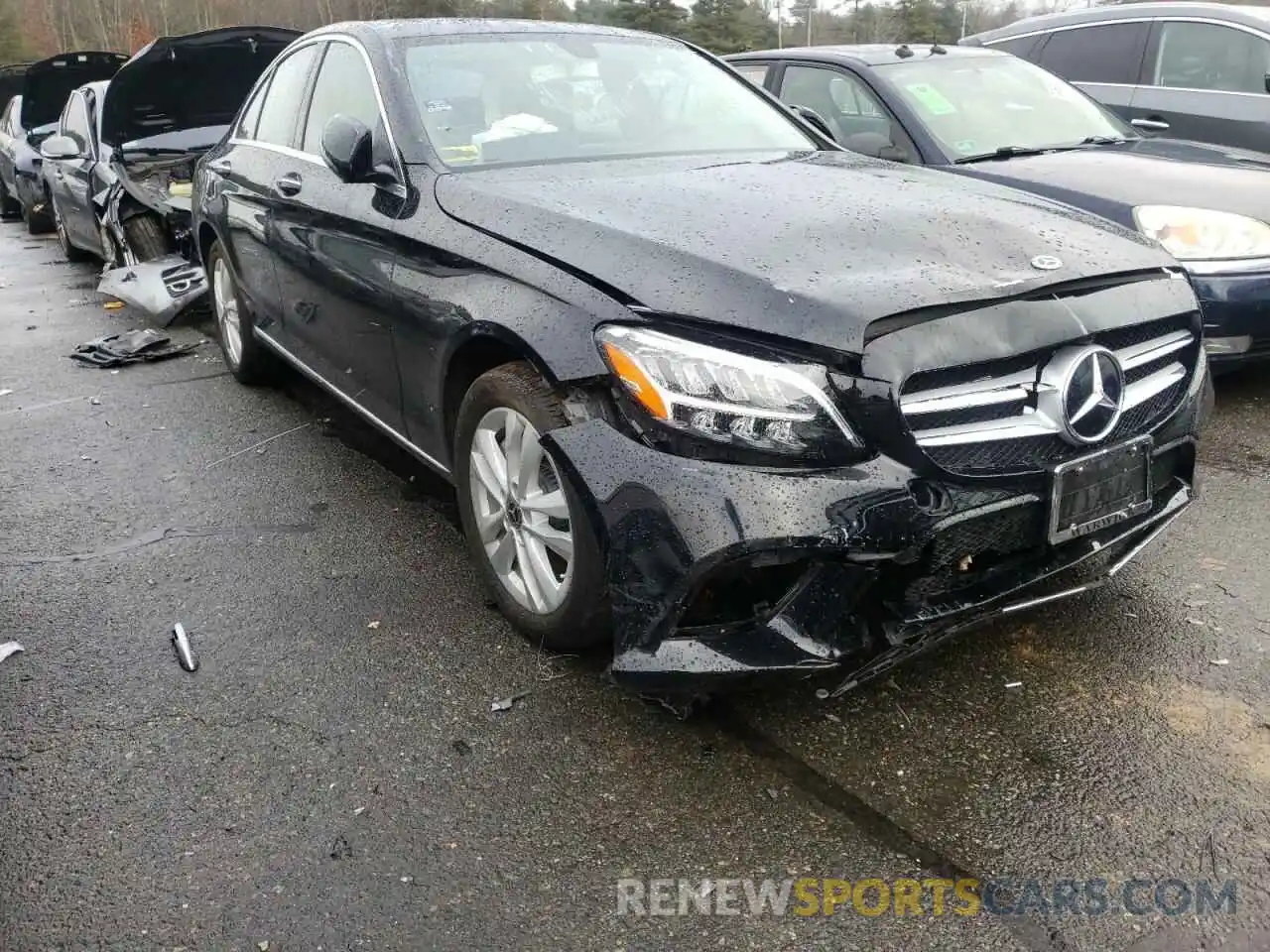 1 Photograph of a damaged car 55SWF8EB5KU282883 MERCEDES-BENZ C-CLASS 2019