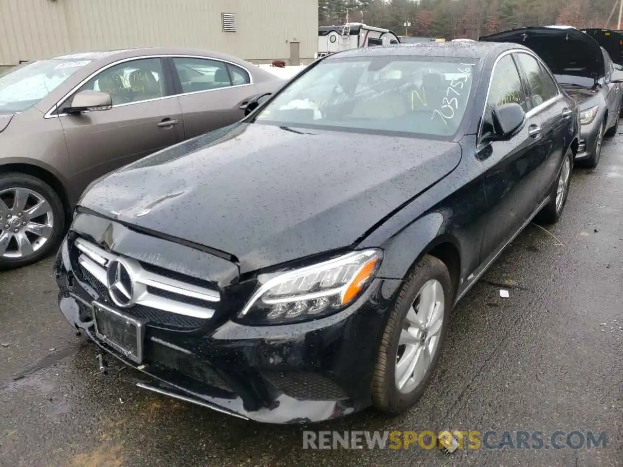 2 Photograph of a damaged car 55SWF8EB5KU282883 MERCEDES-BENZ C-CLASS 2019