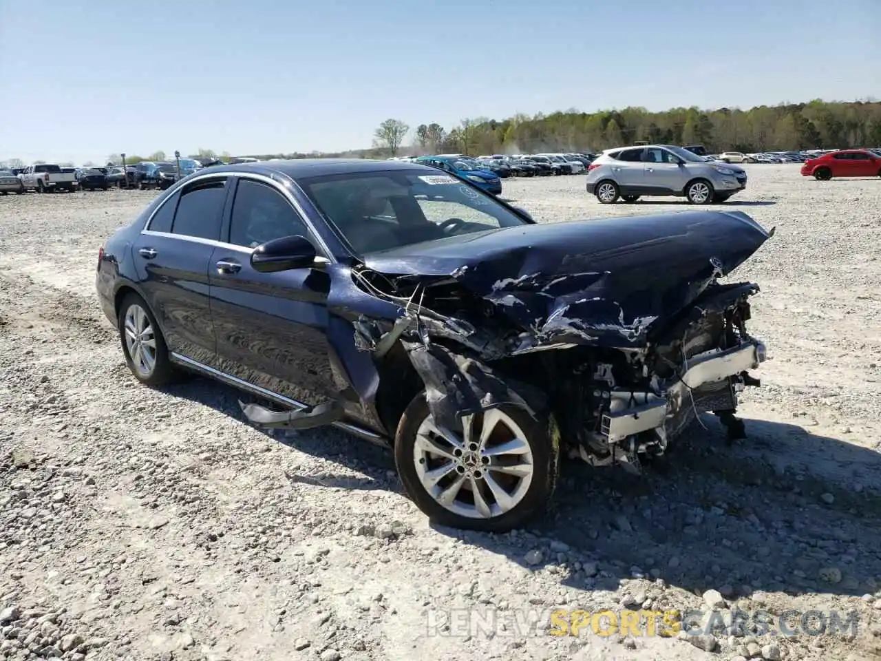 1 Photograph of a damaged car 55SWF8EB5KU285752 MERCEDES-BENZ C-CLASS 2019