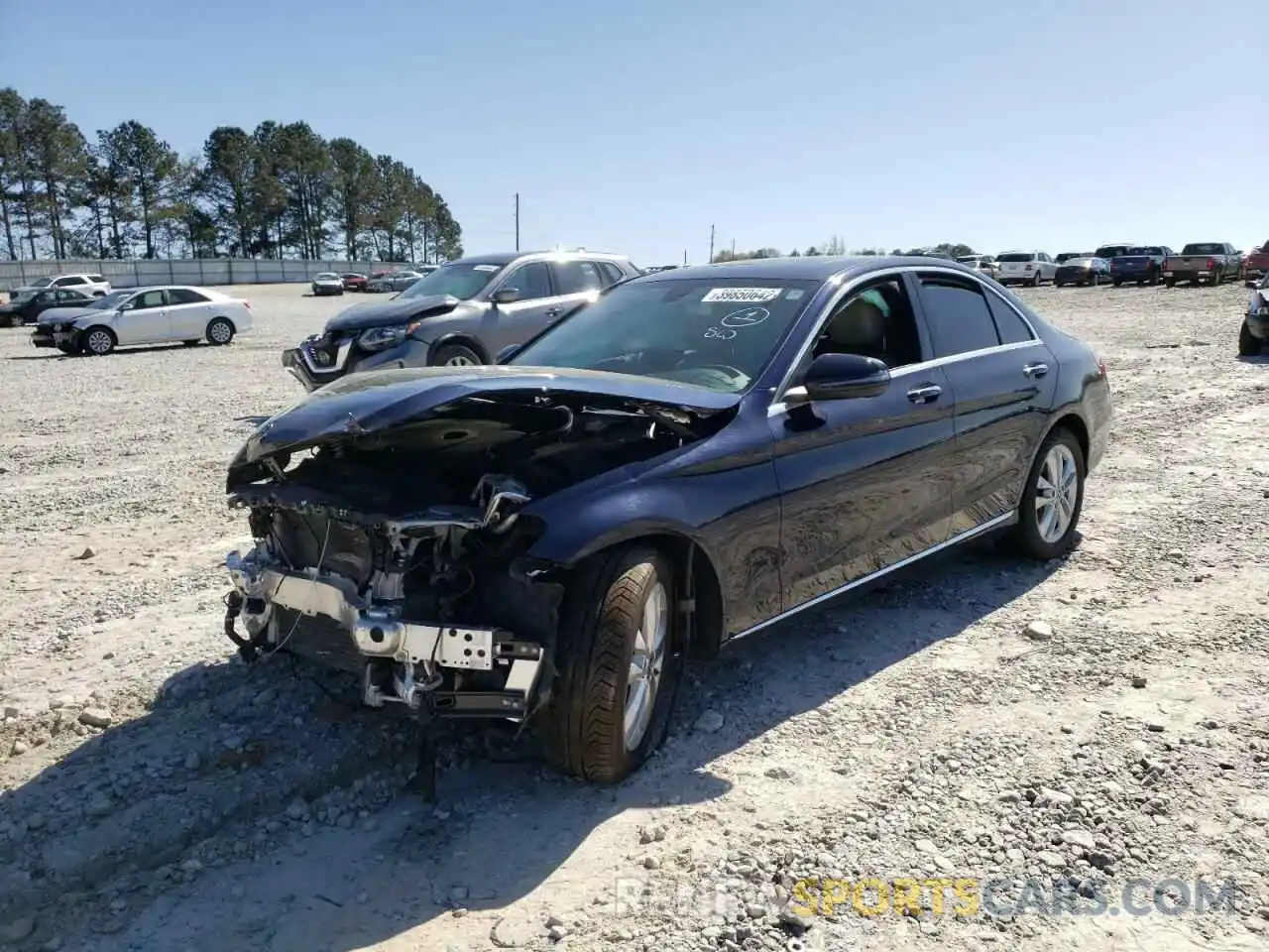 2 Photograph of a damaged car 55SWF8EB5KU285752 MERCEDES-BENZ C-CLASS 2019