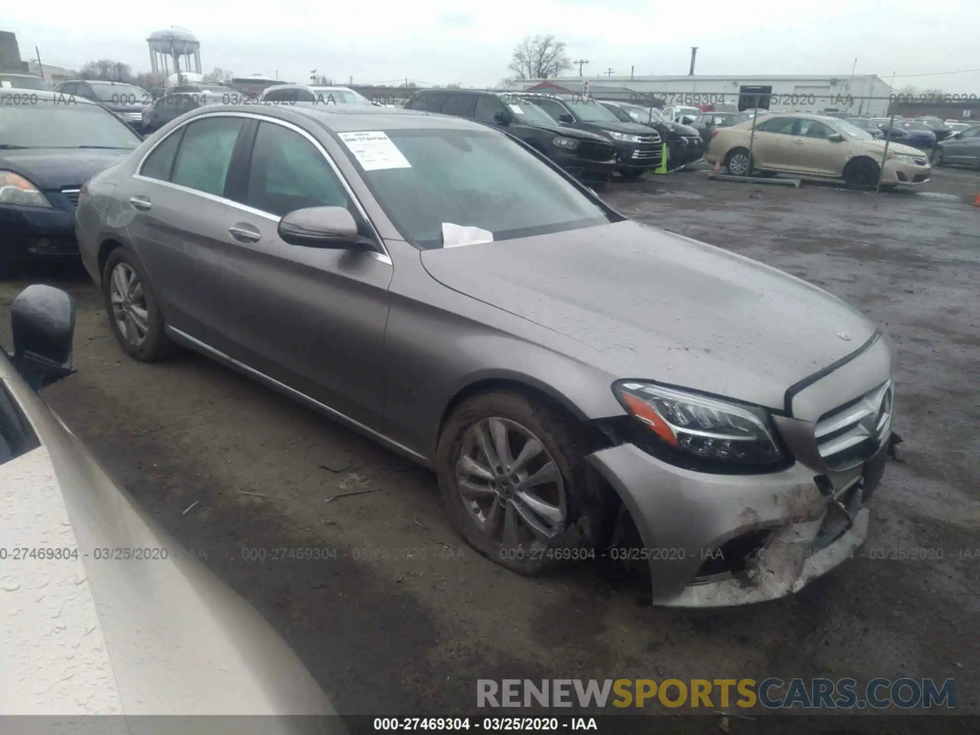 1 Photograph of a damaged car 55SWF8EB5KU286237 MERCEDES-BENZ C-CLASS 2019