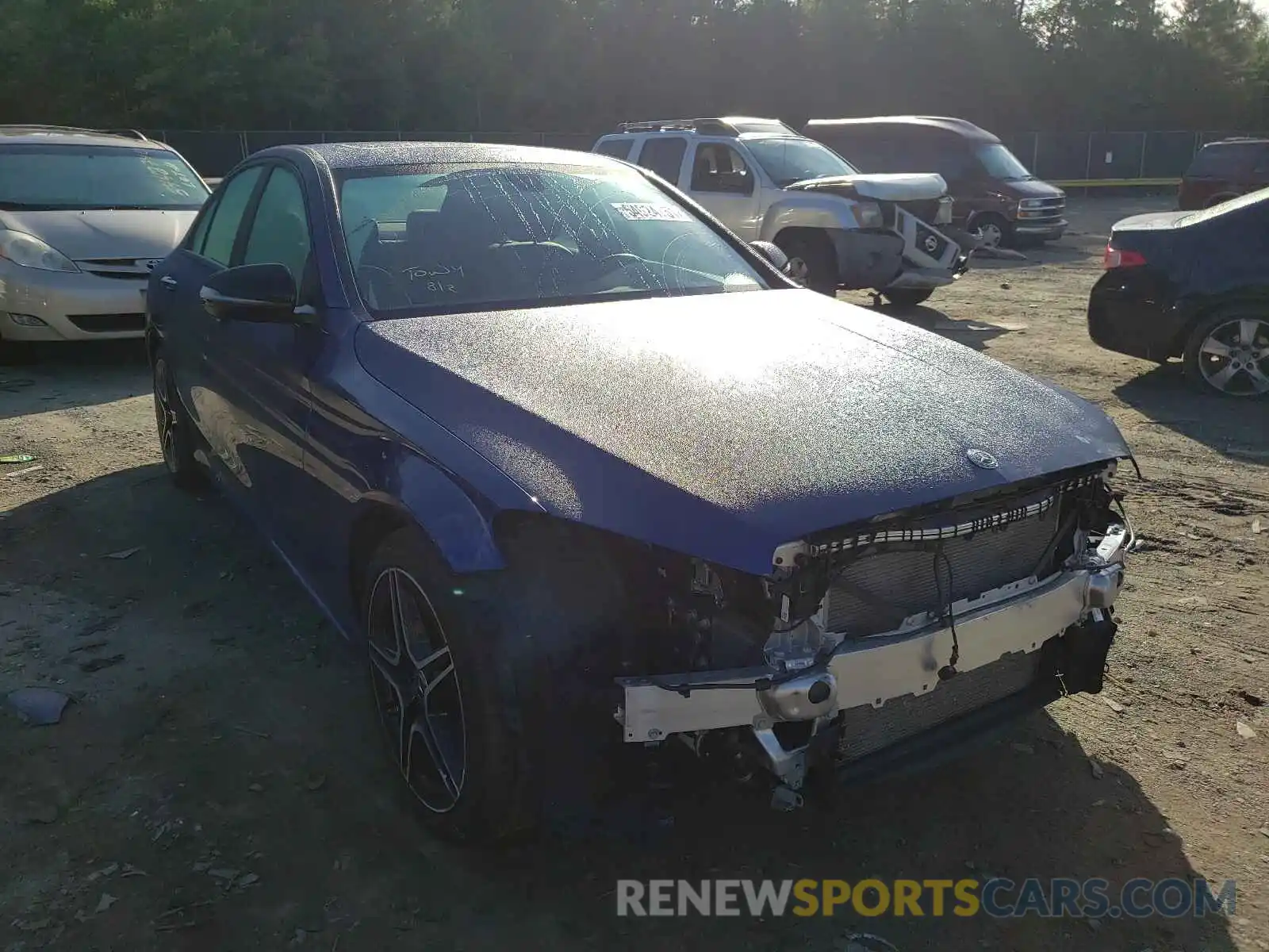 1 Photograph of a damaged car 55SWF8EB5KU292121 MERCEDES-BENZ C-CLASS 2019