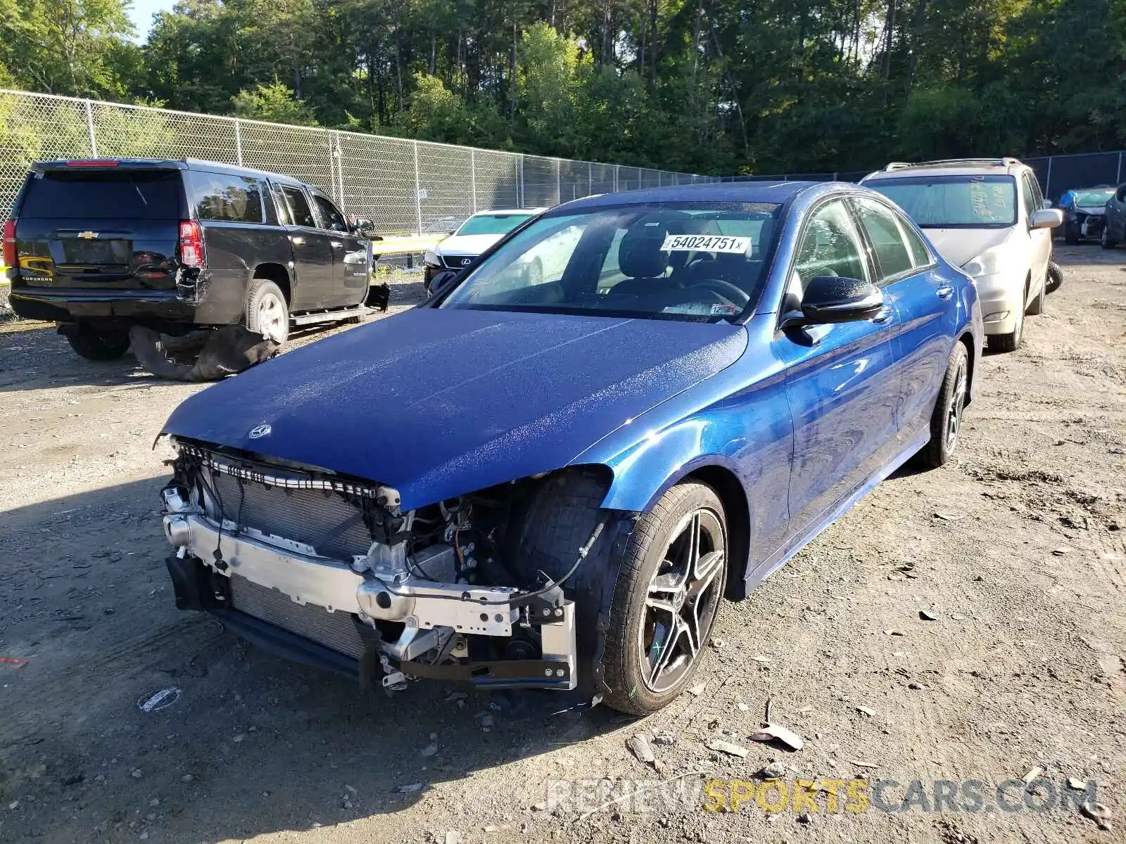 2 Photograph of a damaged car 55SWF8EB5KU292121 MERCEDES-BENZ C-CLASS 2019