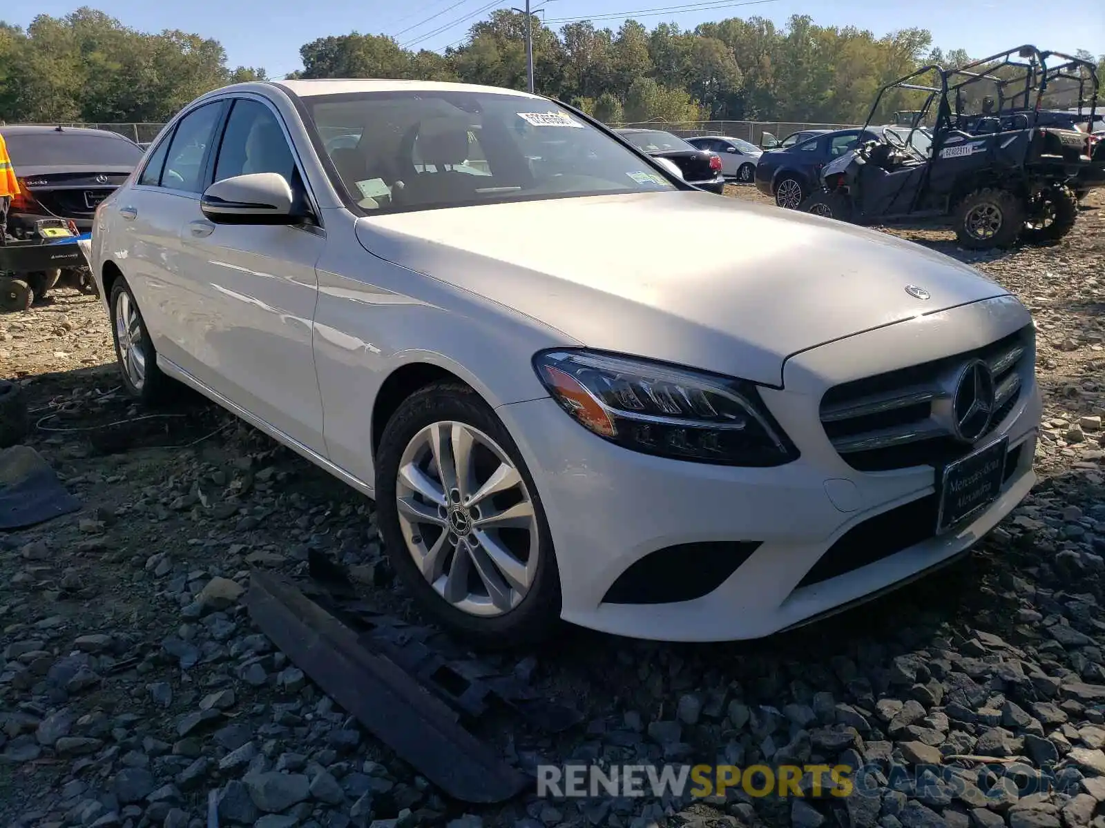 1 Photograph of a damaged car 55SWF8EB5KU293138 MERCEDES-BENZ C-CLASS 2019