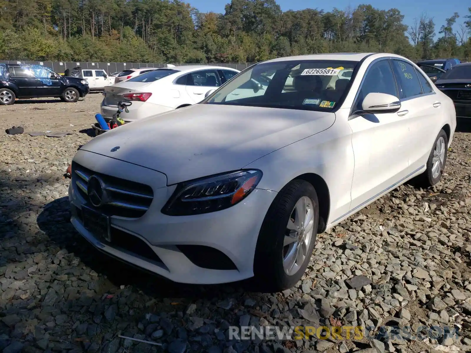 2 Photograph of a damaged car 55SWF8EB5KU293138 MERCEDES-BENZ C-CLASS 2019