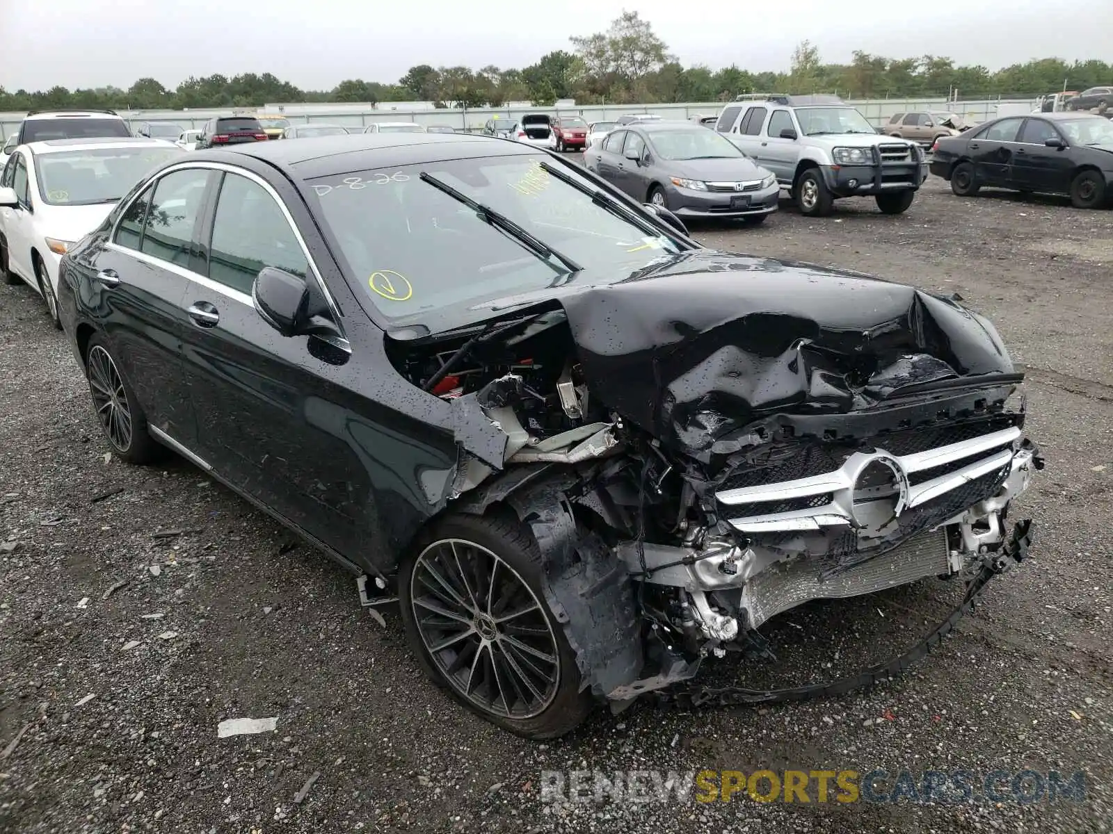 1 Photograph of a damaged car 55SWF8EB5KU297187 MERCEDES-BENZ C CLASS 2019