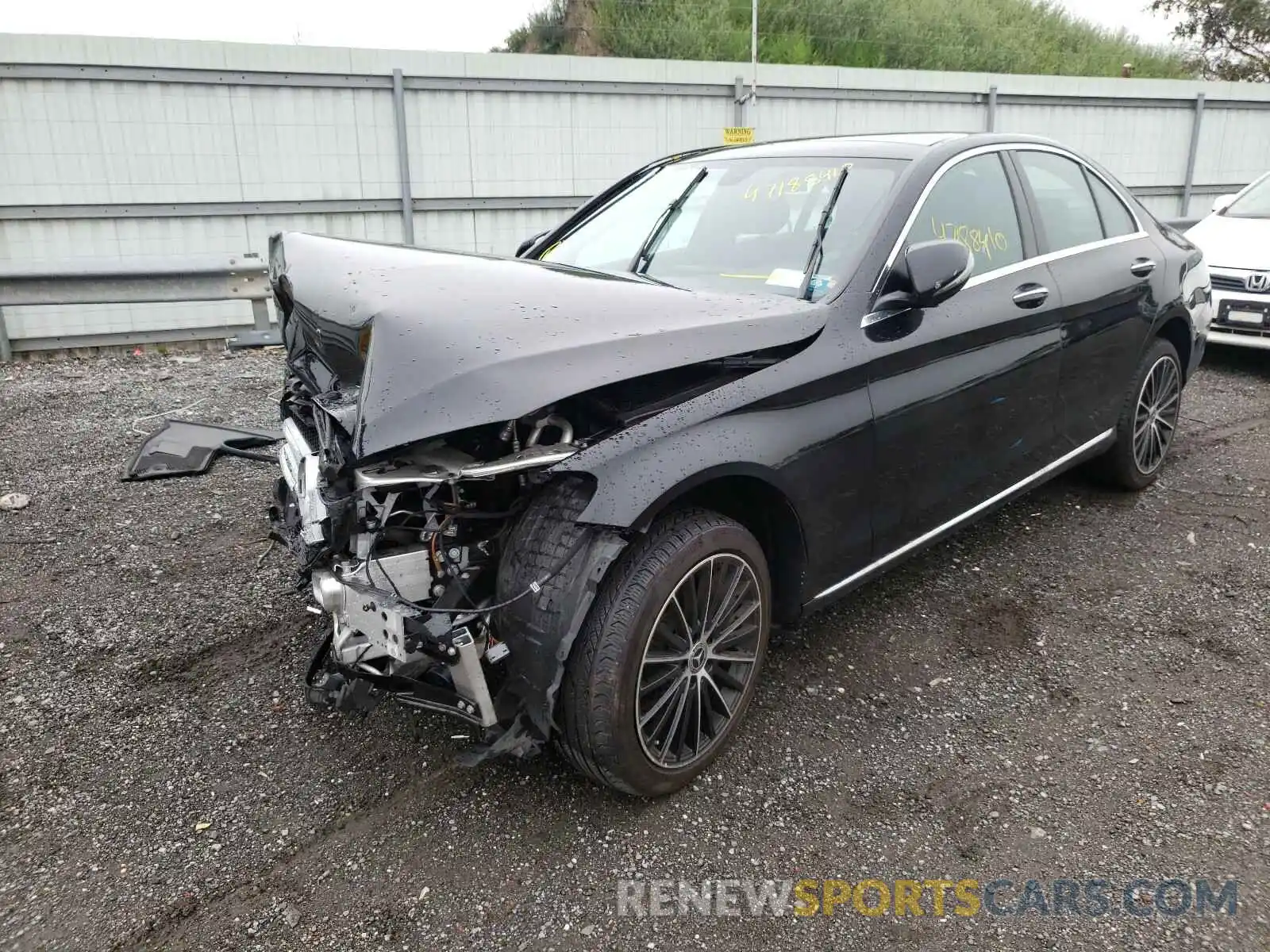 2 Photograph of a damaged car 55SWF8EB5KU297187 MERCEDES-BENZ C CLASS 2019