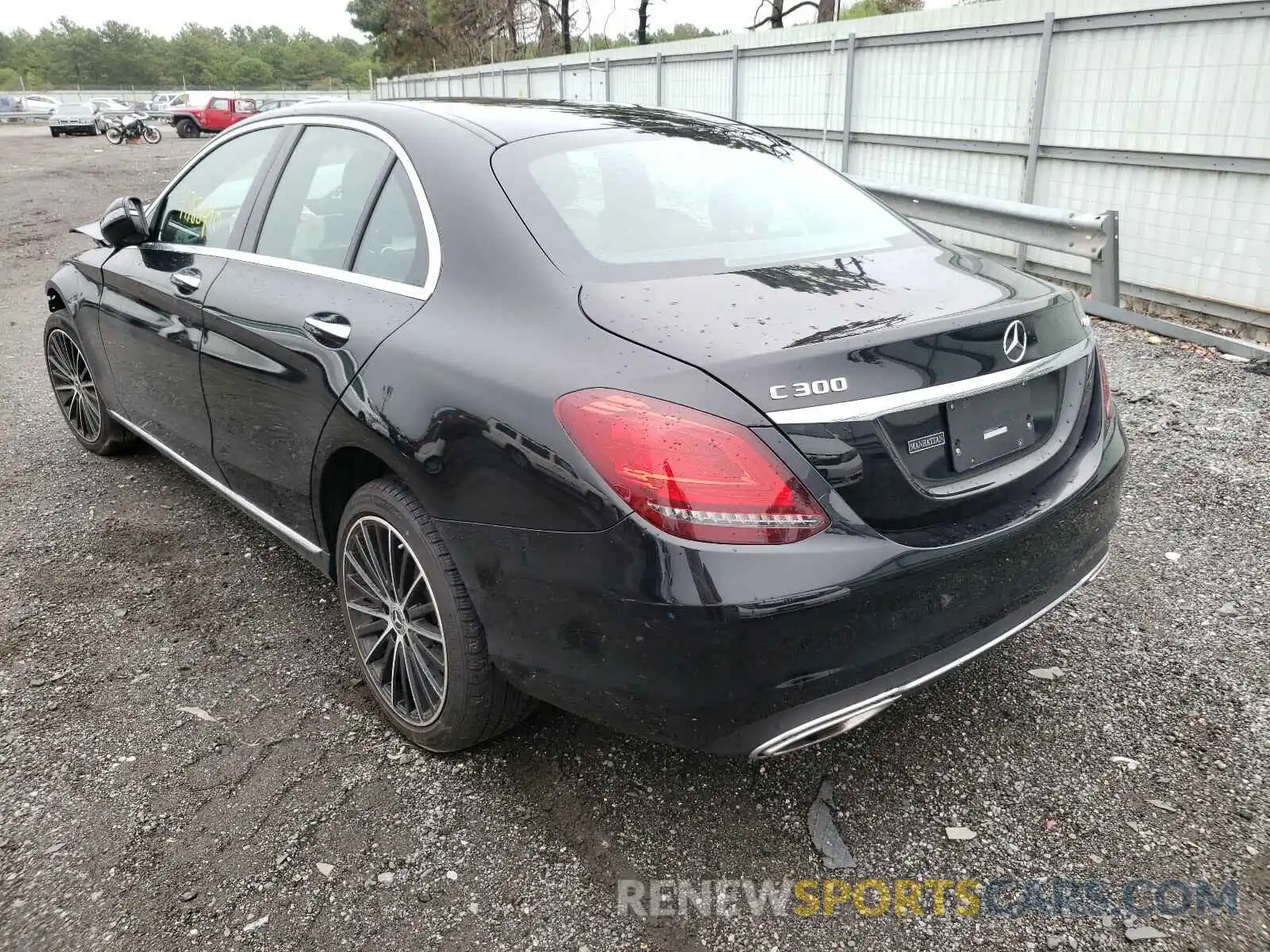 3 Photograph of a damaged car 55SWF8EB5KU297187 MERCEDES-BENZ C CLASS 2019