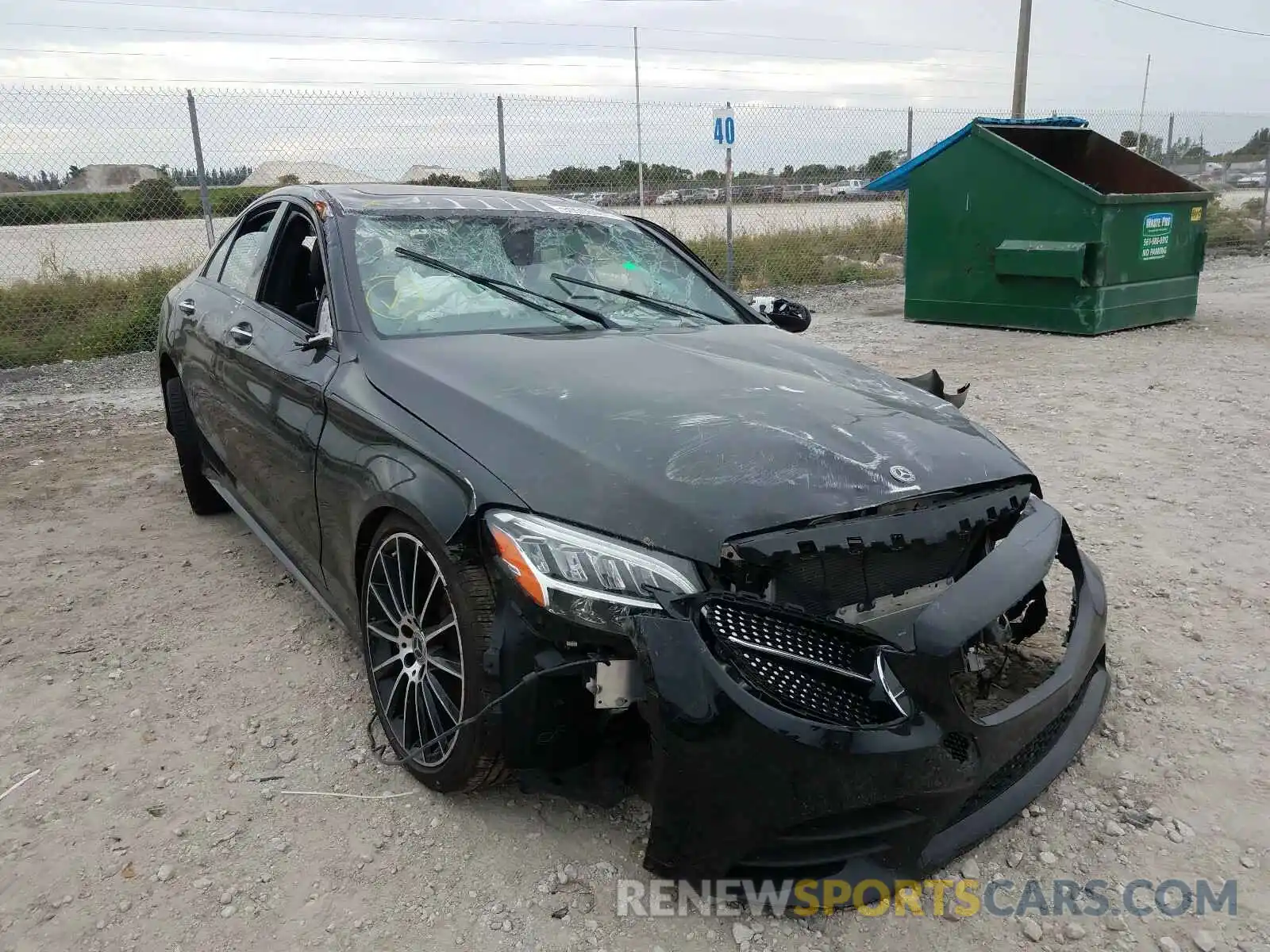 1 Photograph of a damaged car 55SWF8EB5KU299120 MERCEDES-BENZ C CLASS 2019