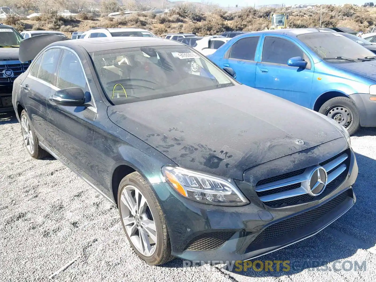 1 Photograph of a damaged car 55SWF8EB5KU299599 MERCEDES-BENZ C CLASS 2019