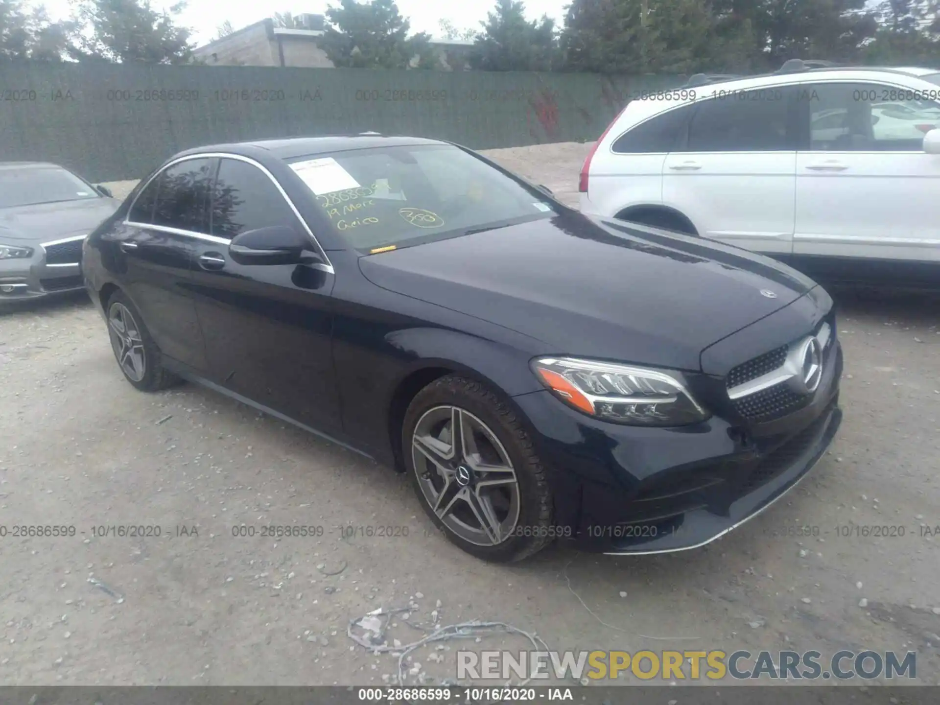 1 Photograph of a damaged car 55SWF8EB5KU300637 MERCEDES-BENZ C-CLASS 2019