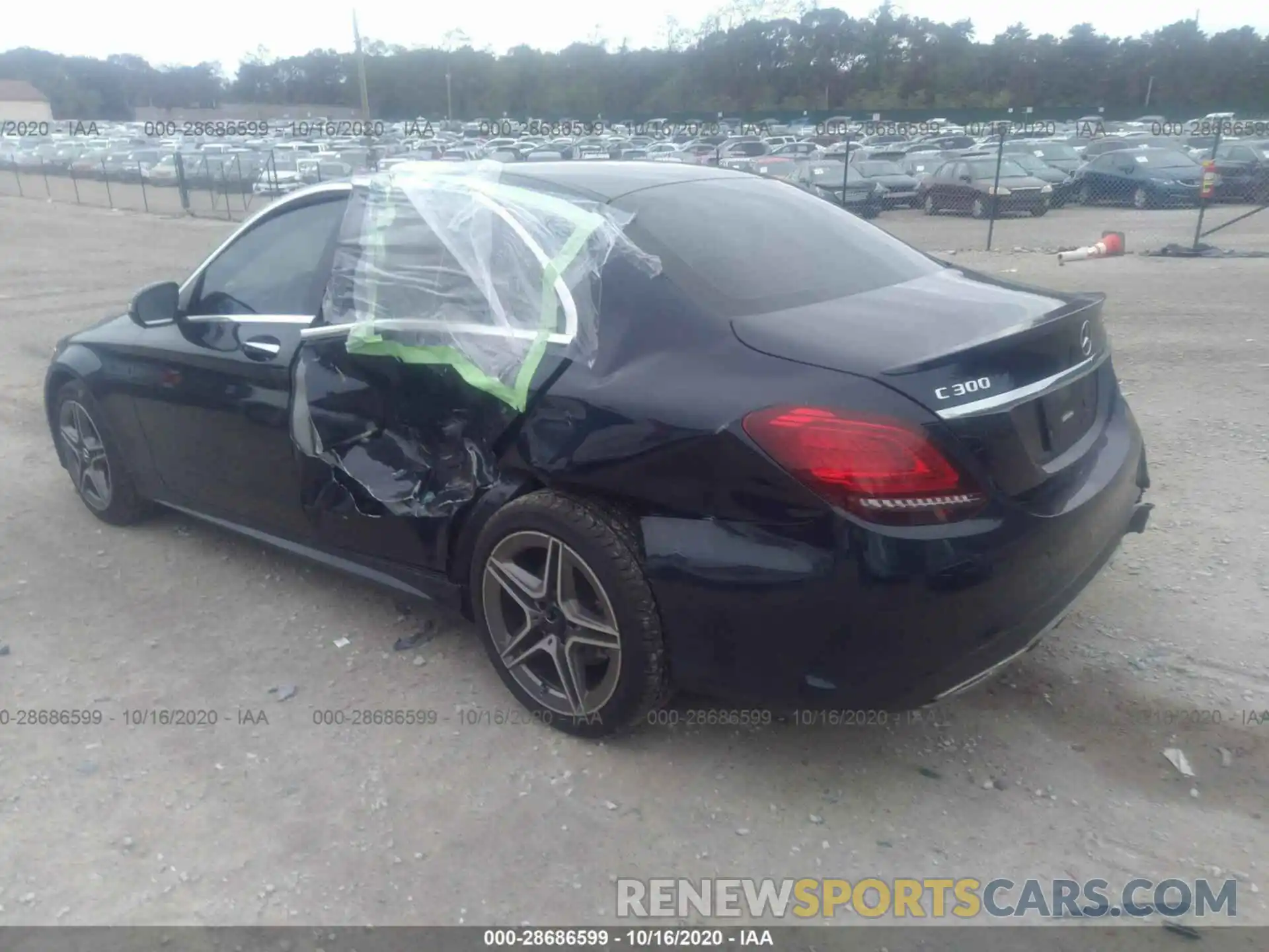 3 Photograph of a damaged car 55SWF8EB5KU300637 MERCEDES-BENZ C-CLASS 2019