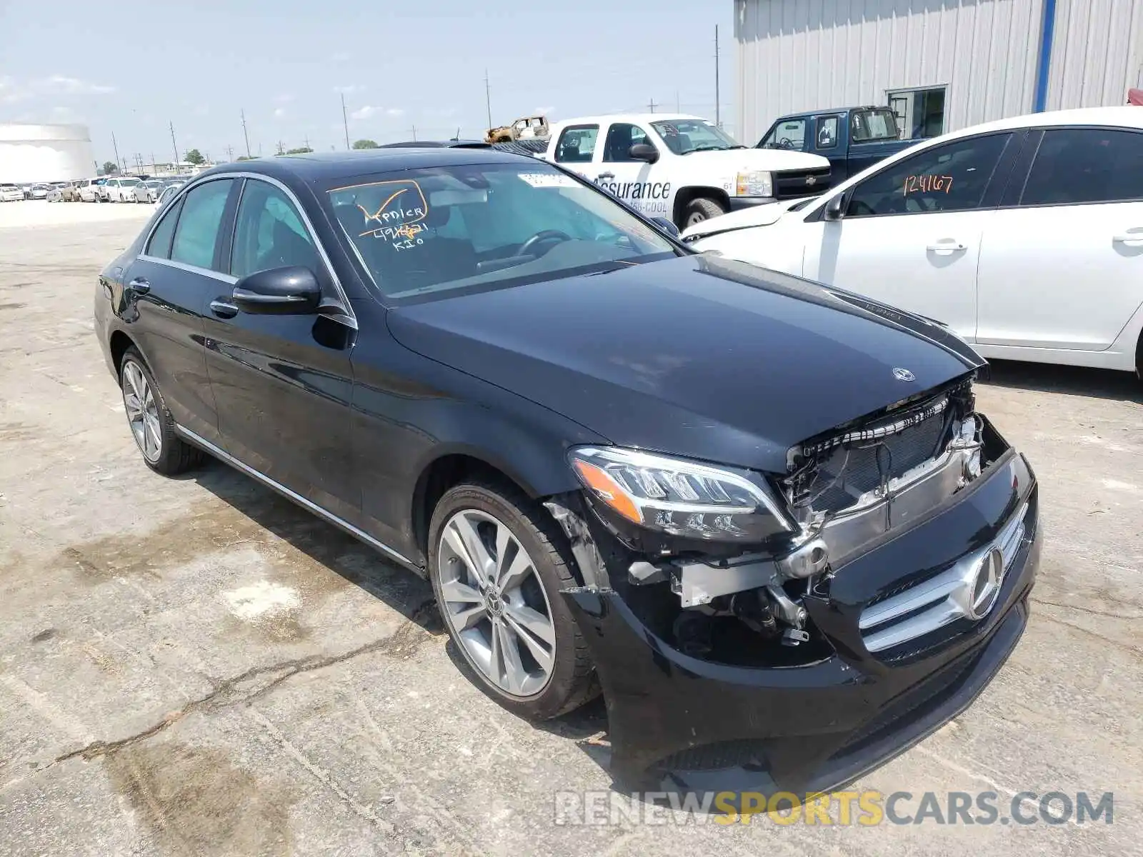 1 Photograph of a damaged car 55SWF8EB5KU300914 MERCEDES-BENZ C-CLASS 2019